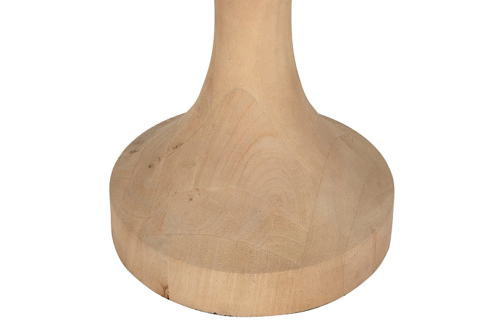 LAMPARA PIE MANGO ALGODON 50X50X163,5 - Imagen 2