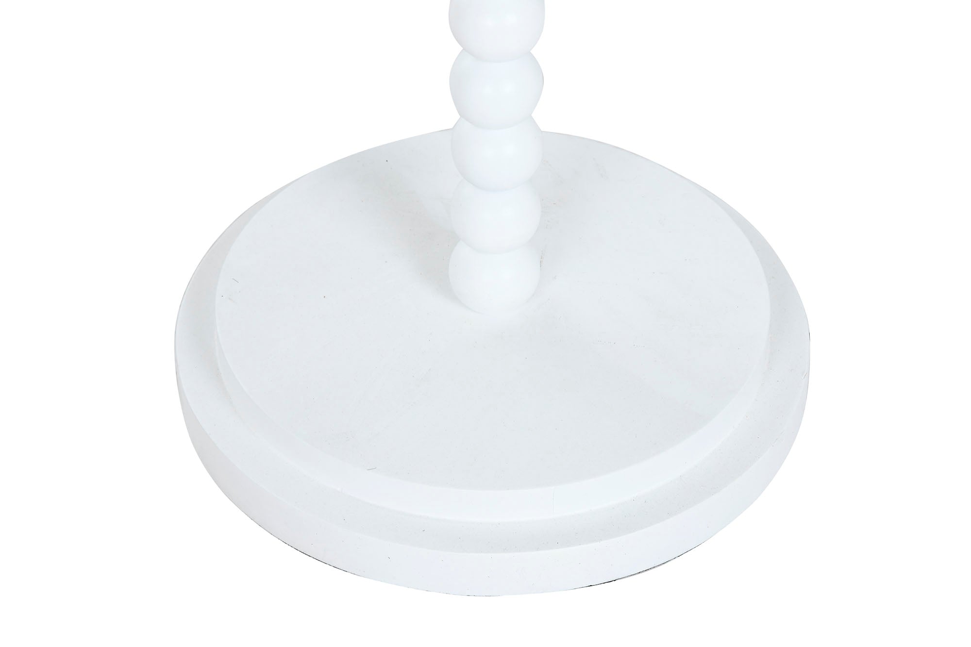 LAMPARA PIE METAL MANGO 40X40X150 BLANCO - Imagen 1