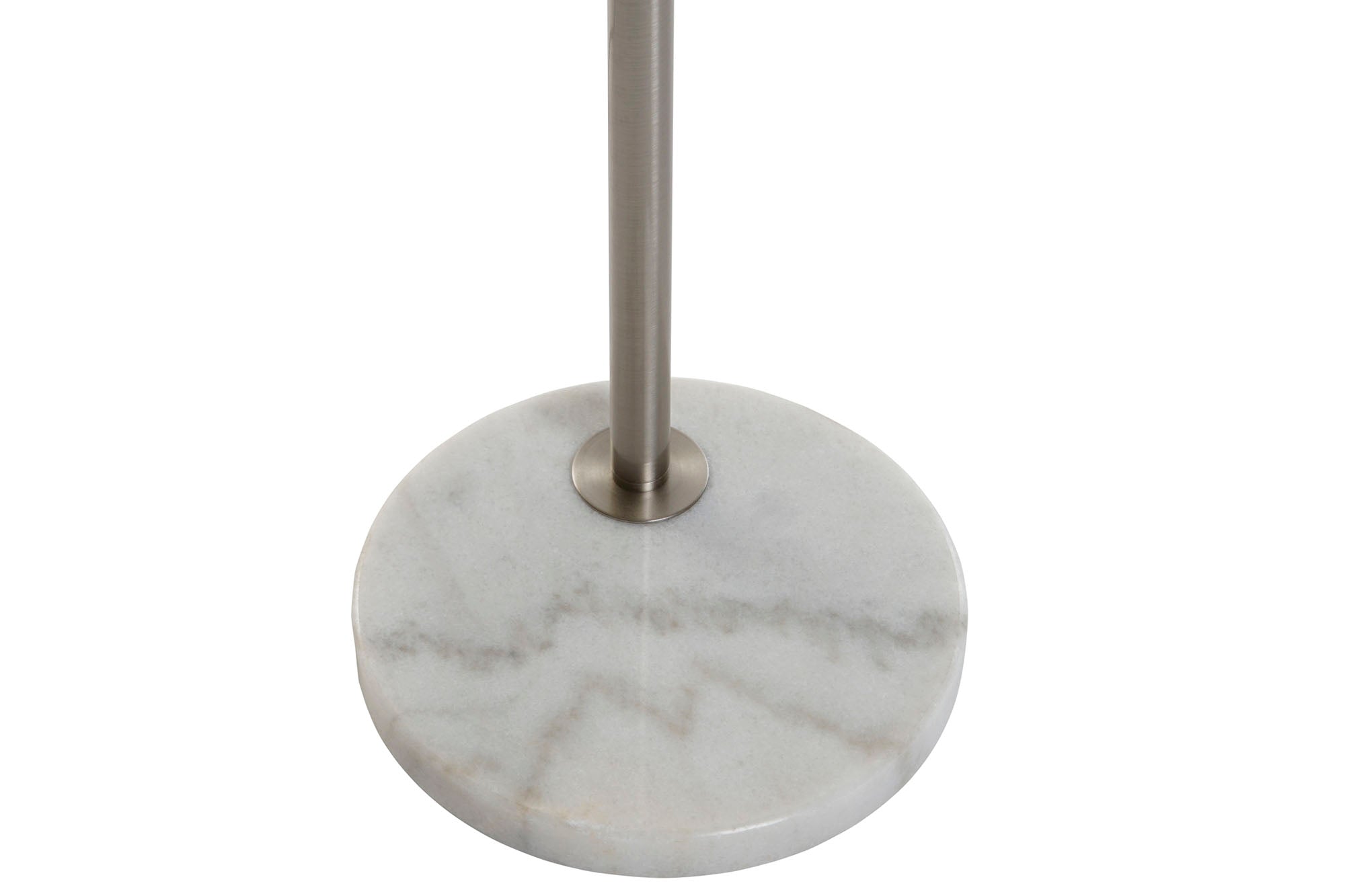 LAMPARA PIE METAL CRISTAL 22X22X162 CROMADO - Imagen 5