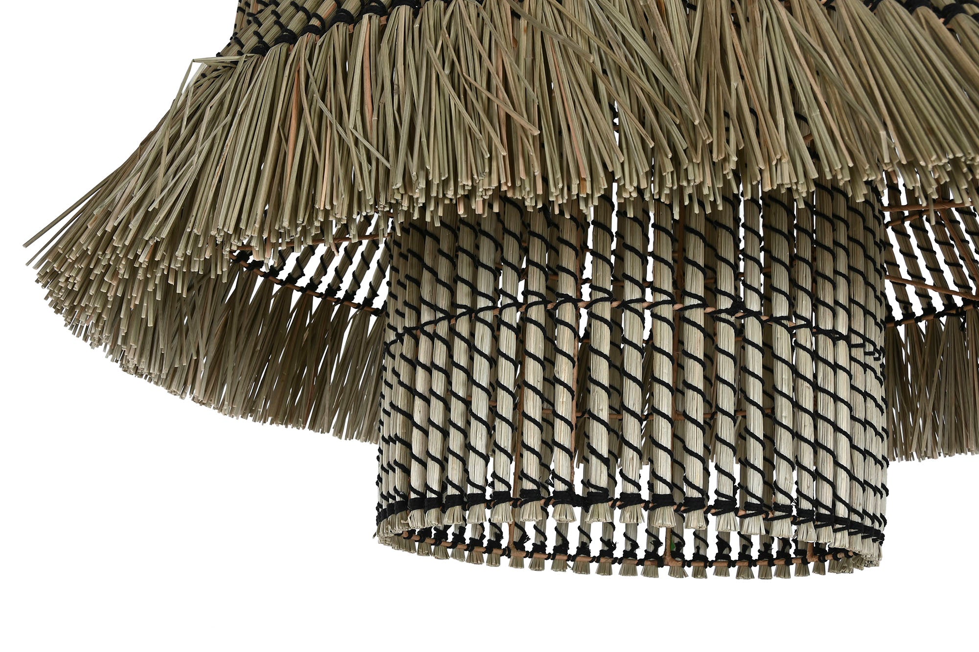 LAMPARA TECHO FIBRAS NATURALES 74X57X65 - Imagen 3