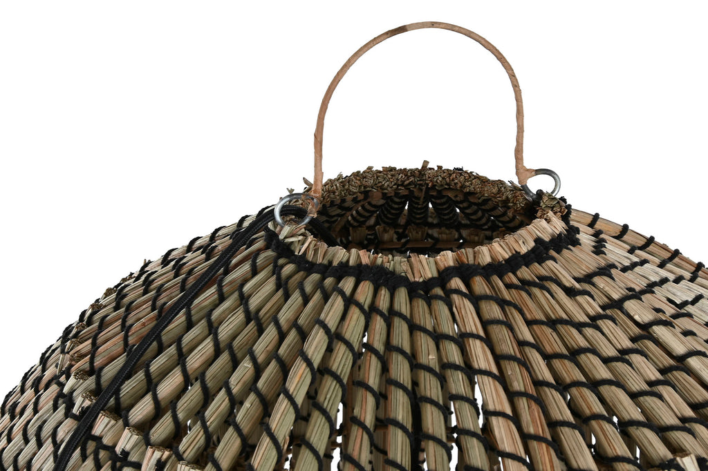 LAMPARA TECHO FIBRAS NATURALES 74X57X65 - Imagen 4