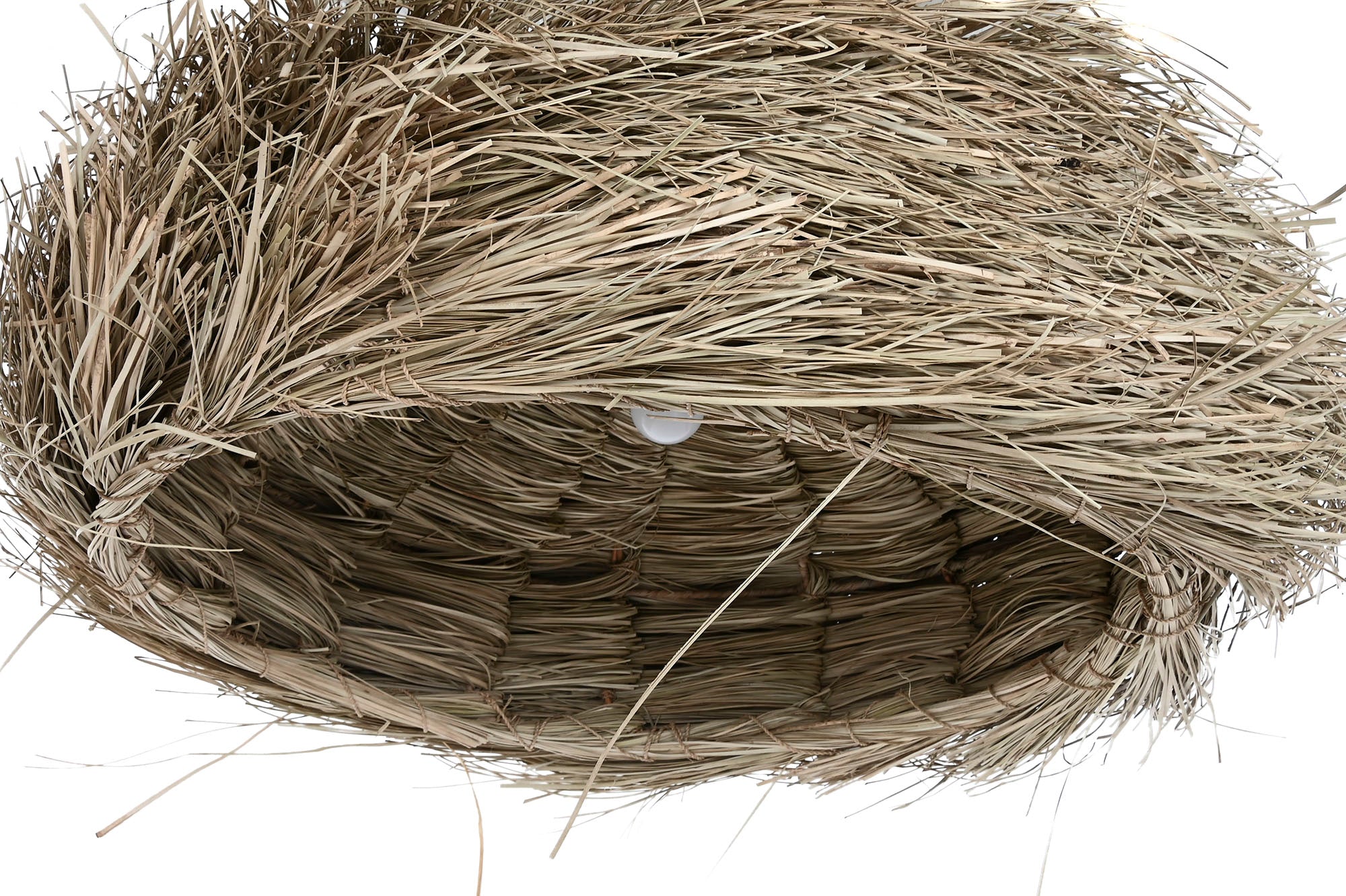 LAMPARA TECHO FIBRAS NATURALES 64X64X34 - Imagen 3