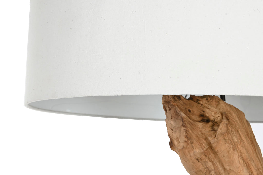 LAMPARA PIE TECA HIERRO 75X75X200 HECHO A MANO - Imagen 3