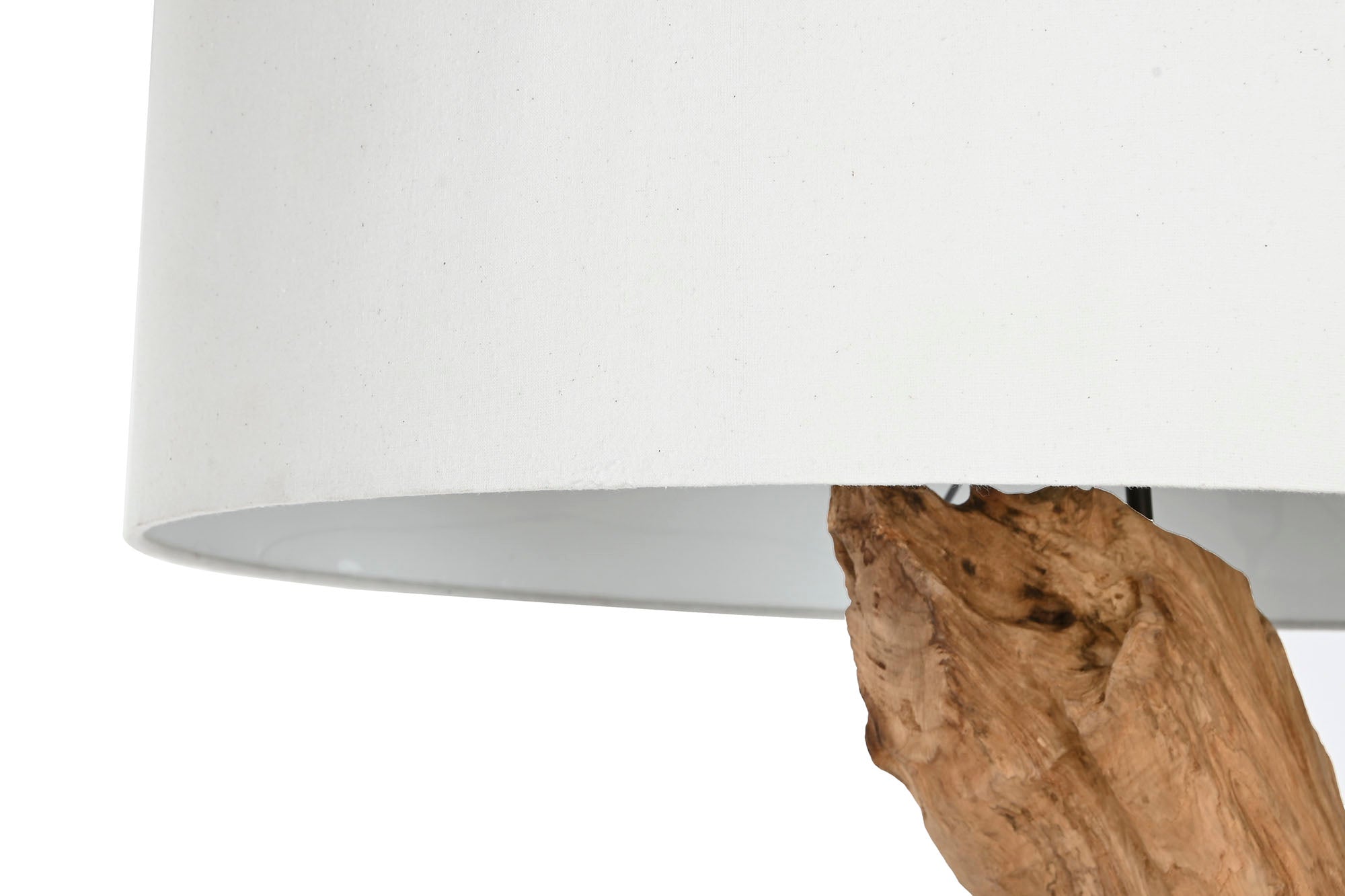 LAMPARA PIE TECA HIERRO 75X75X200 HECHO A MANO - Imagen 3