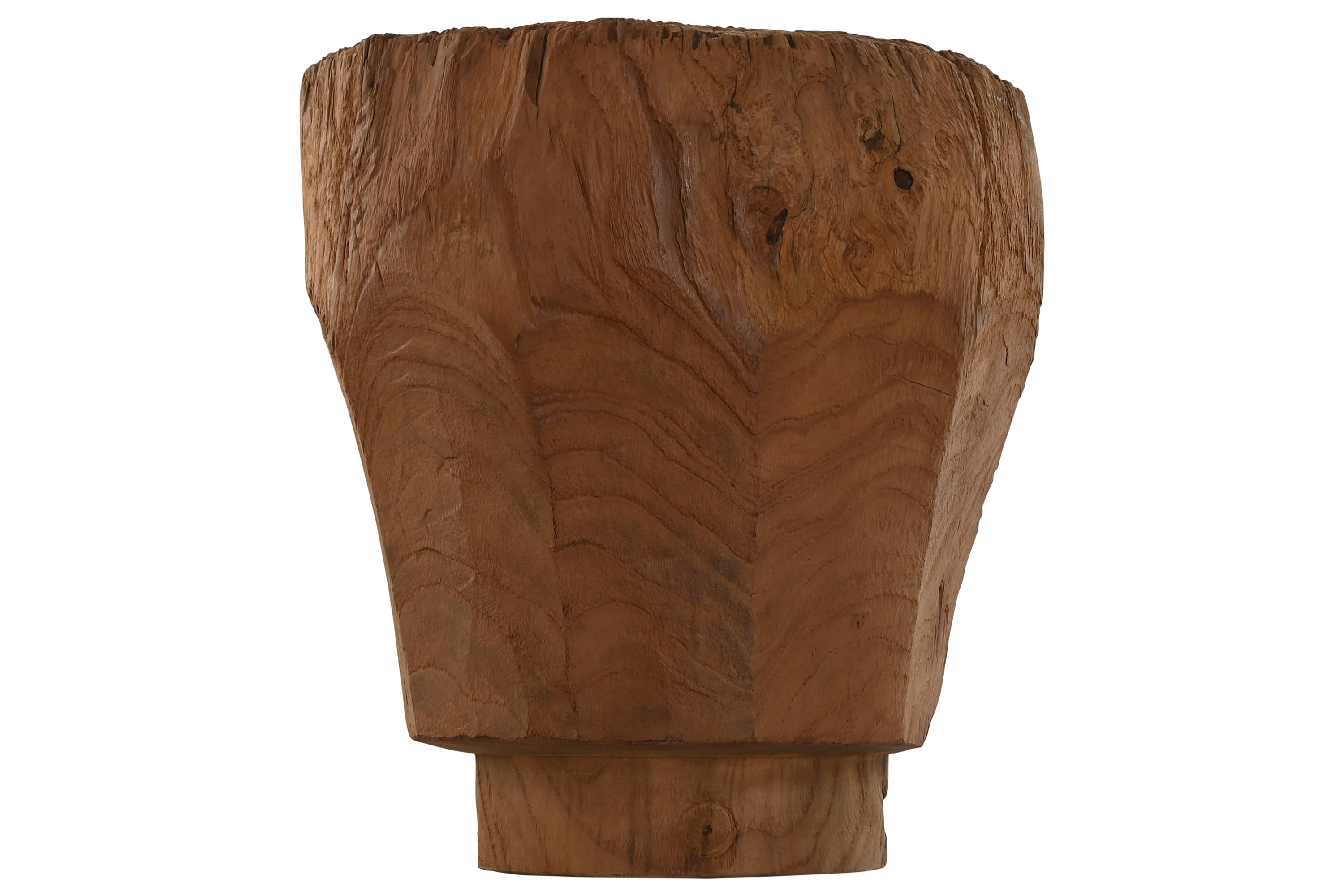 LAMPARA APLIQUE TECA 30X15X34 PARED HECHO A MANO - Imagen 3