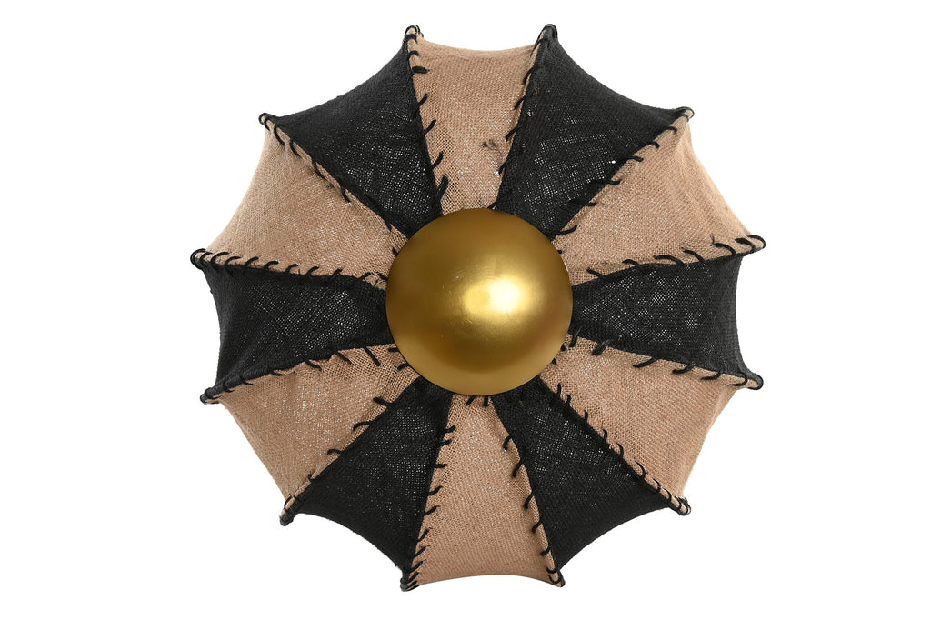 LAMPARA APLIQUE YUTE HIERRO 50X50X25 PARED NATURAL - Imagen 6