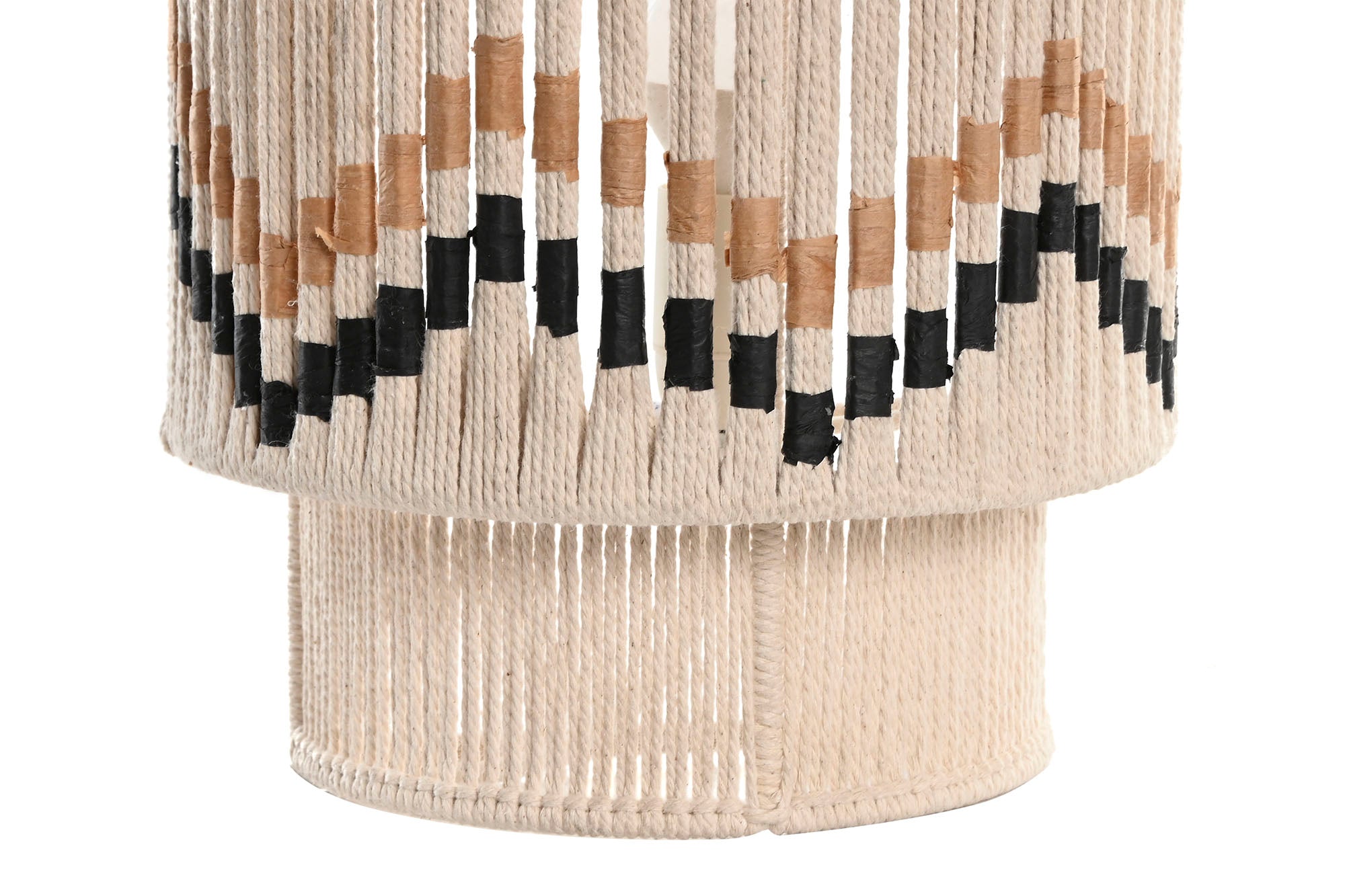 LAMPARA APLIQUE ALGODON YUTE 23X12X38 PARED - Imagen 2