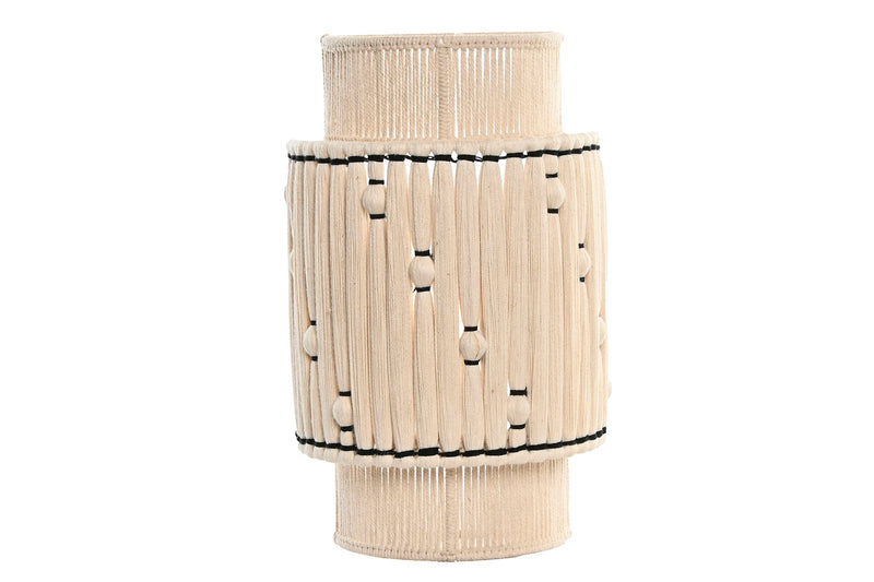 LAMPARA APLIQUE ALGODON YUTE 23X12X38 PARED - Imagen 1