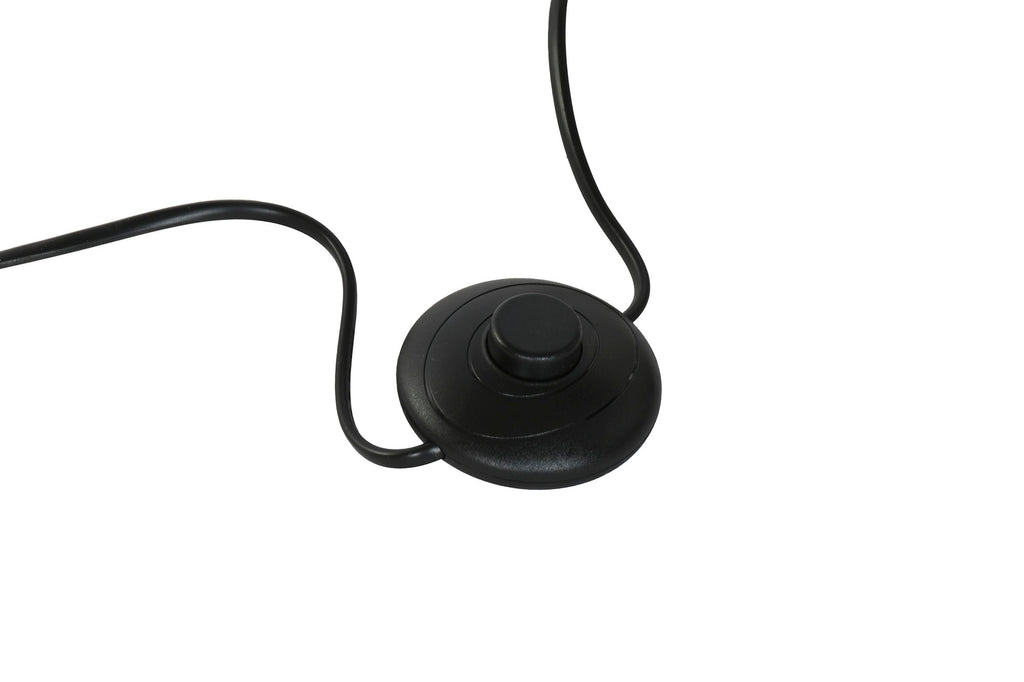 LAMPARA PIE RATAN HIERRO 25X25X85 NATURAL - Imagen 1