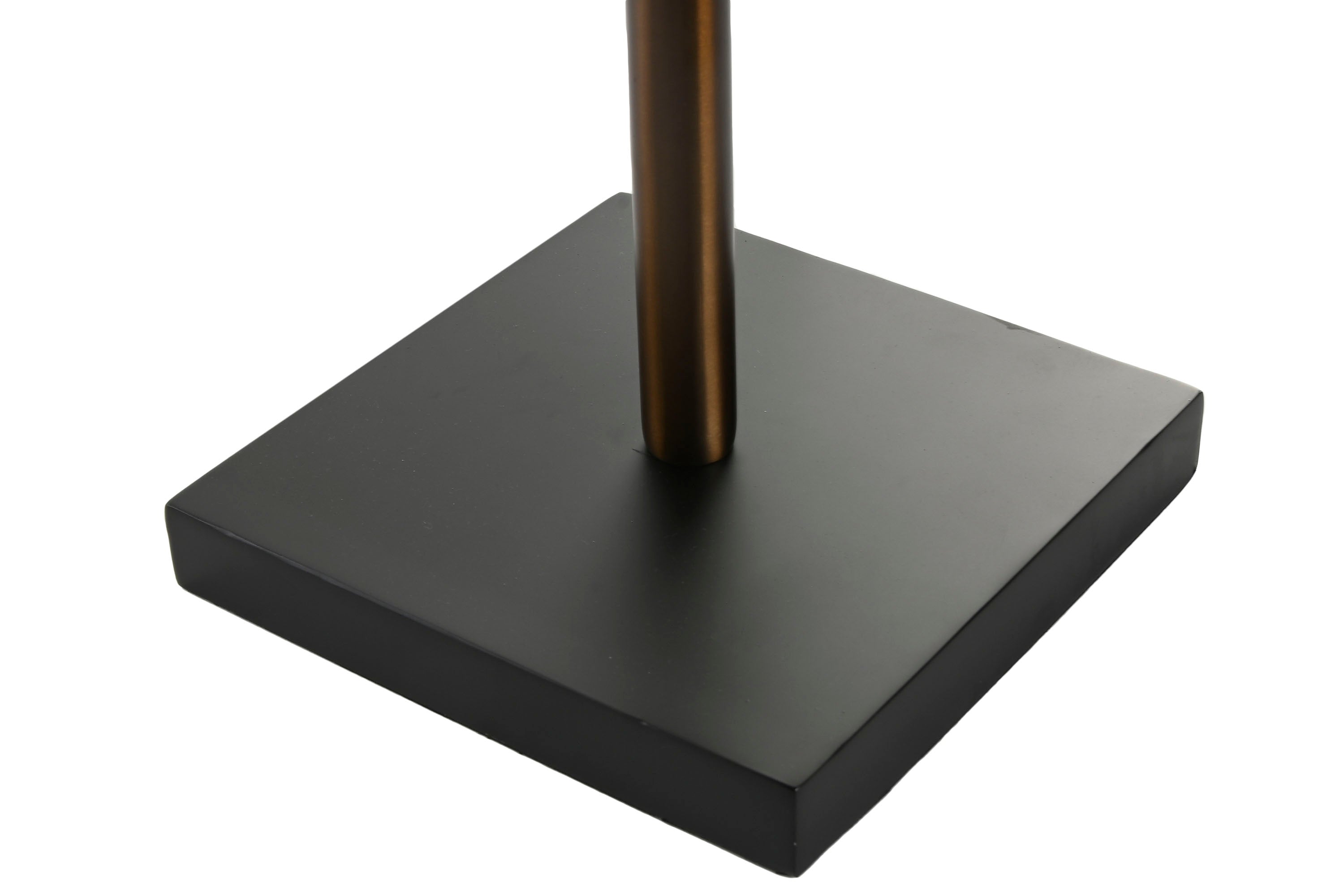 LAMPARA SOBREMESA ACERO PATINADO 40X40X80 BRONCE - Imagen 5