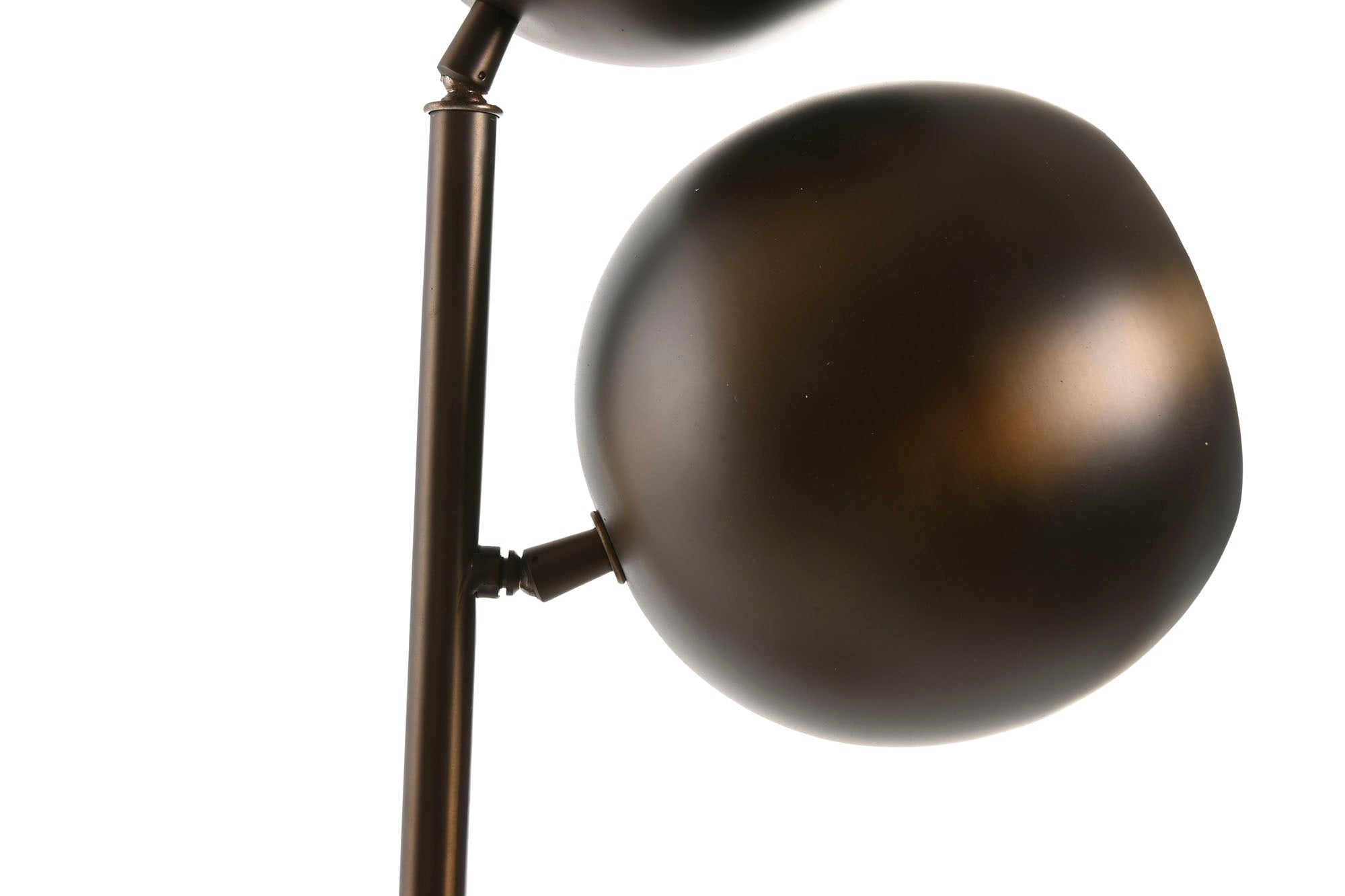 LAMPARA SOBREMESA ACERO MARMOL 20X27X80 COBRE - Imagen 6