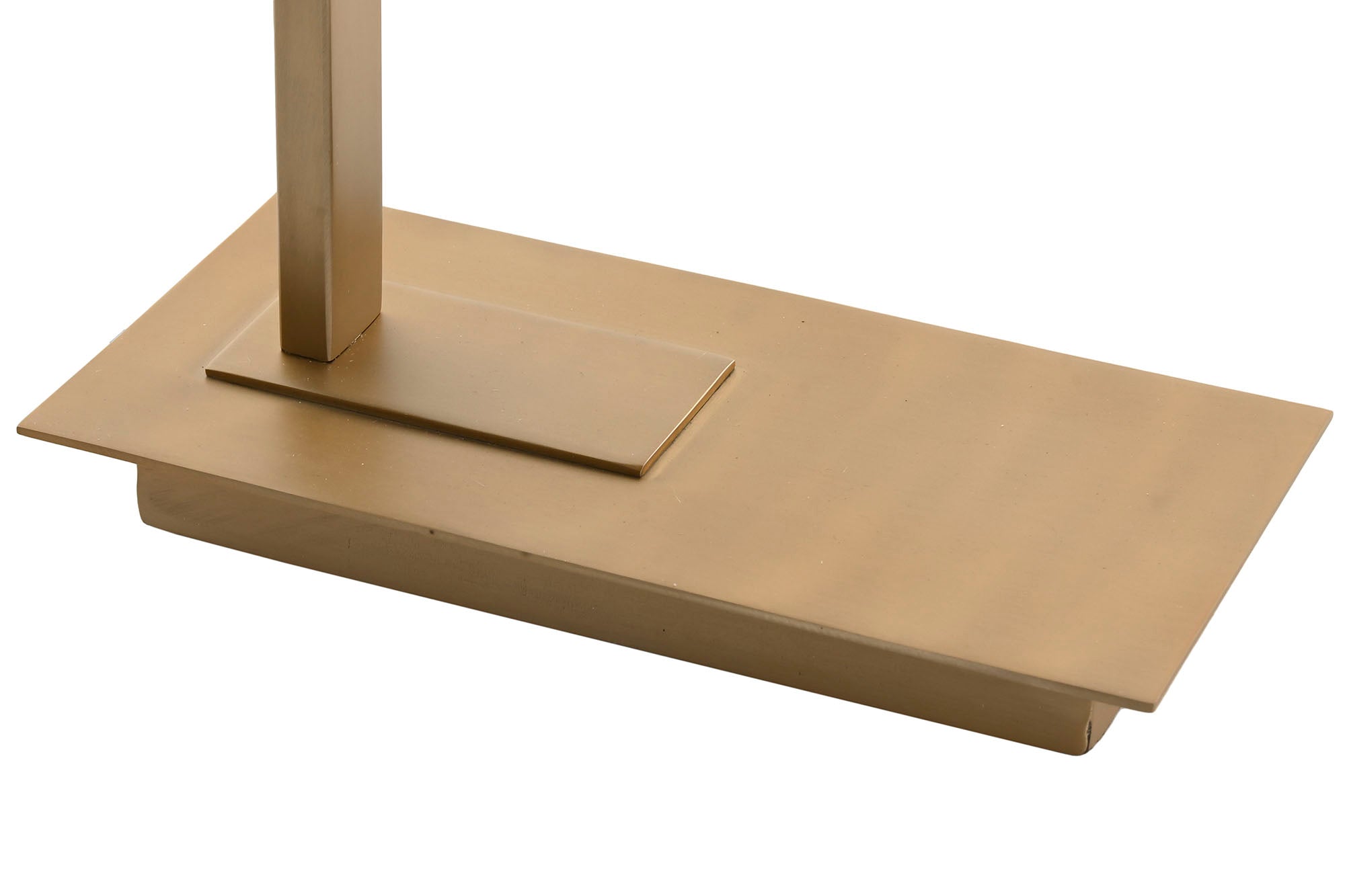 LAMPARA SOBREMESA ACERO PATINADO 25X36X58 DORADO - Imagen 4