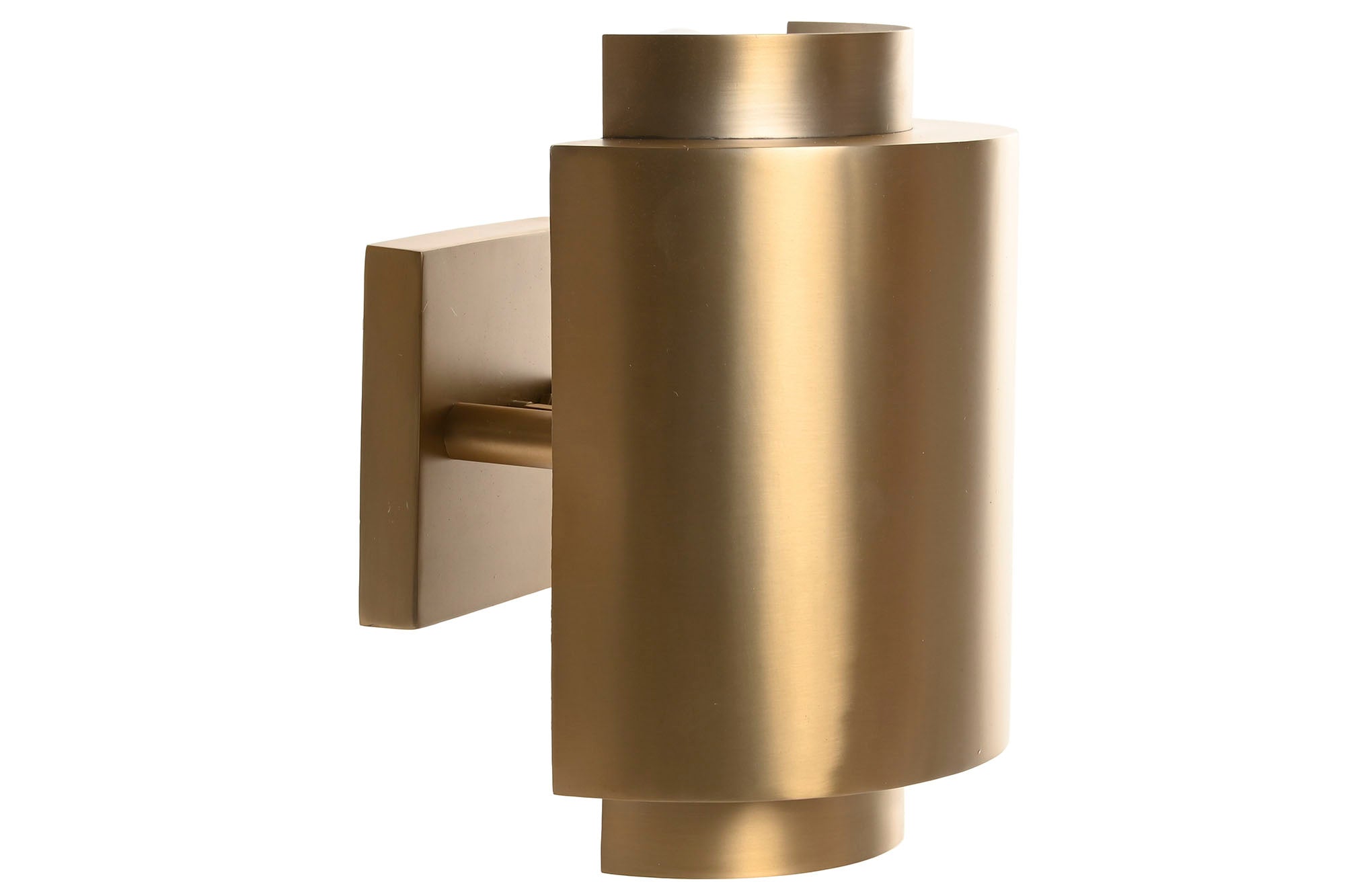 LAMPARA APLIQUE ACERO PATINADO 16X21X28 MATE - Imagen 1