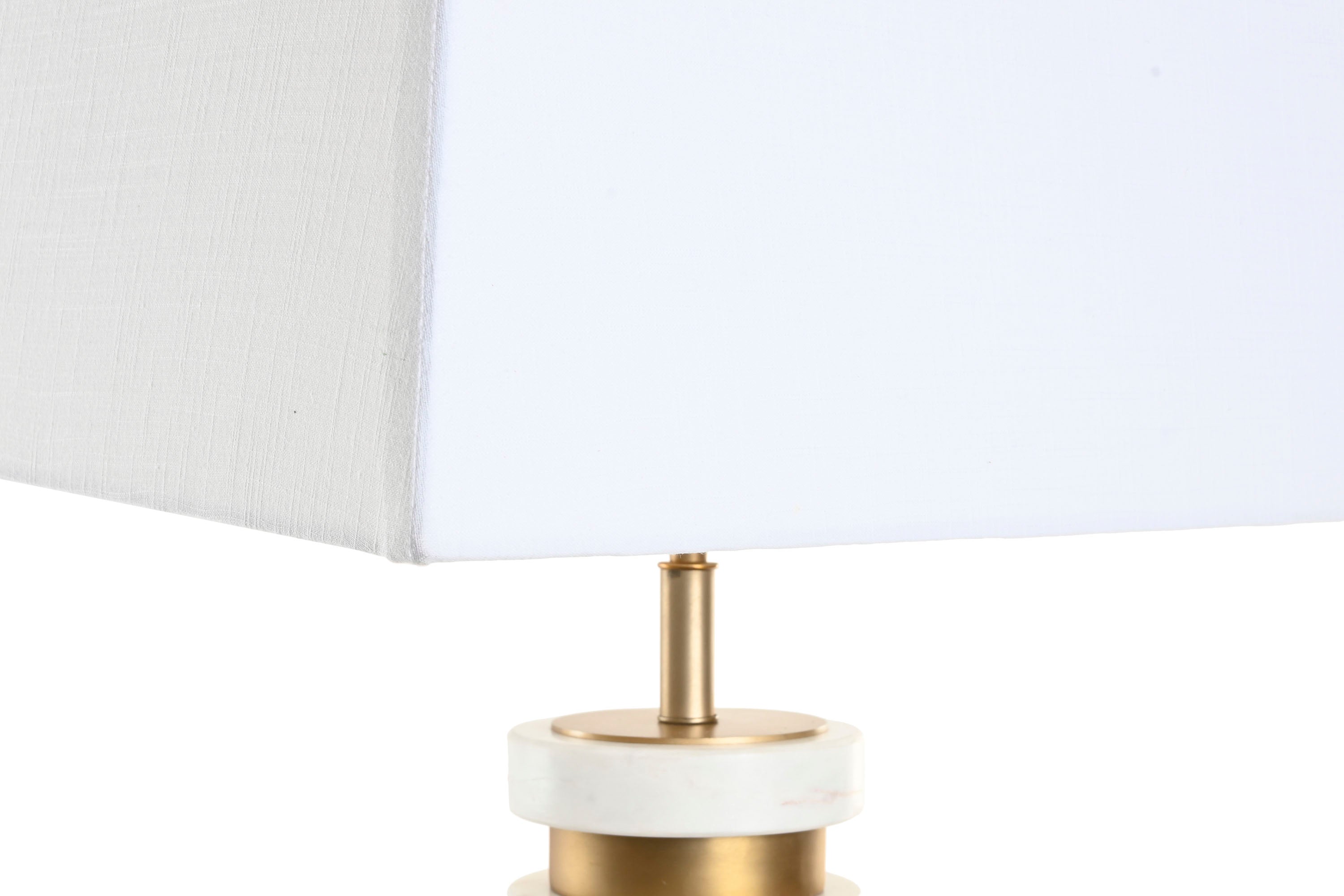 LAMPARA SOBREMESA ACERO MARMOL 30X50X98 DORADO - Imagen 3