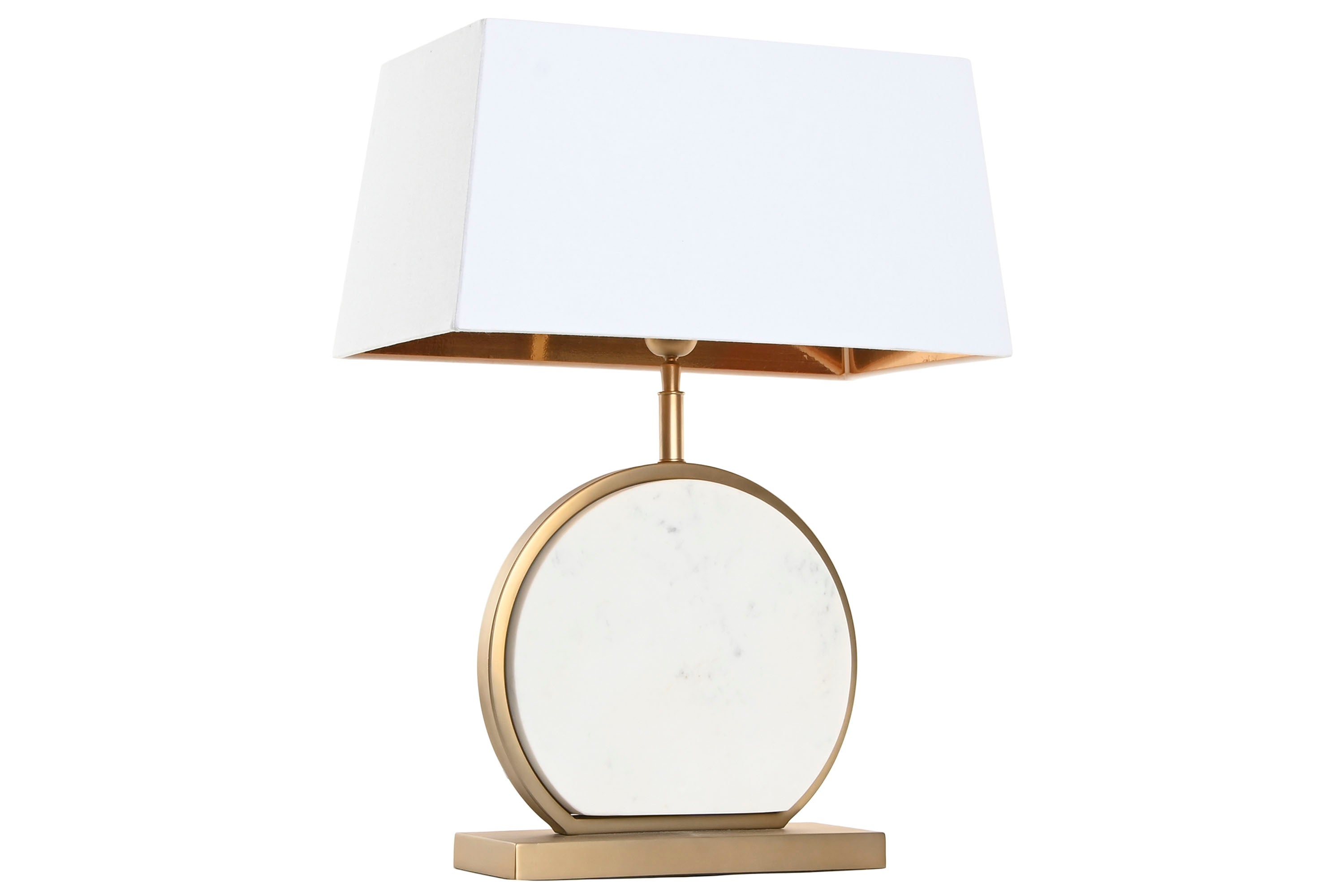 LAMPARA SOBREMESA ACERO MARMOL 28X44X73 MATE - Imagen 3