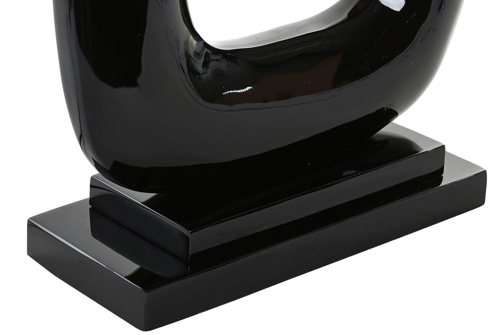 LAMPARA SOBREMESA ACERO PATINADO 30X50X83 NEGRO - Imagen 5