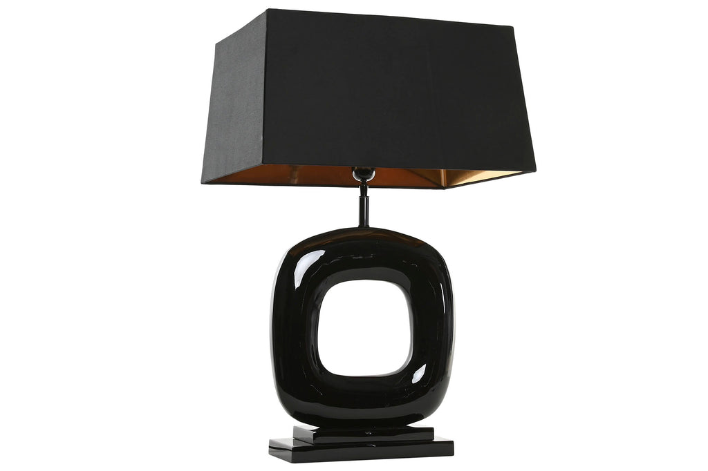 LAMPARA SOBREMESA ACERO PATINADO 30X50X83 NEGRO - Imagen 6