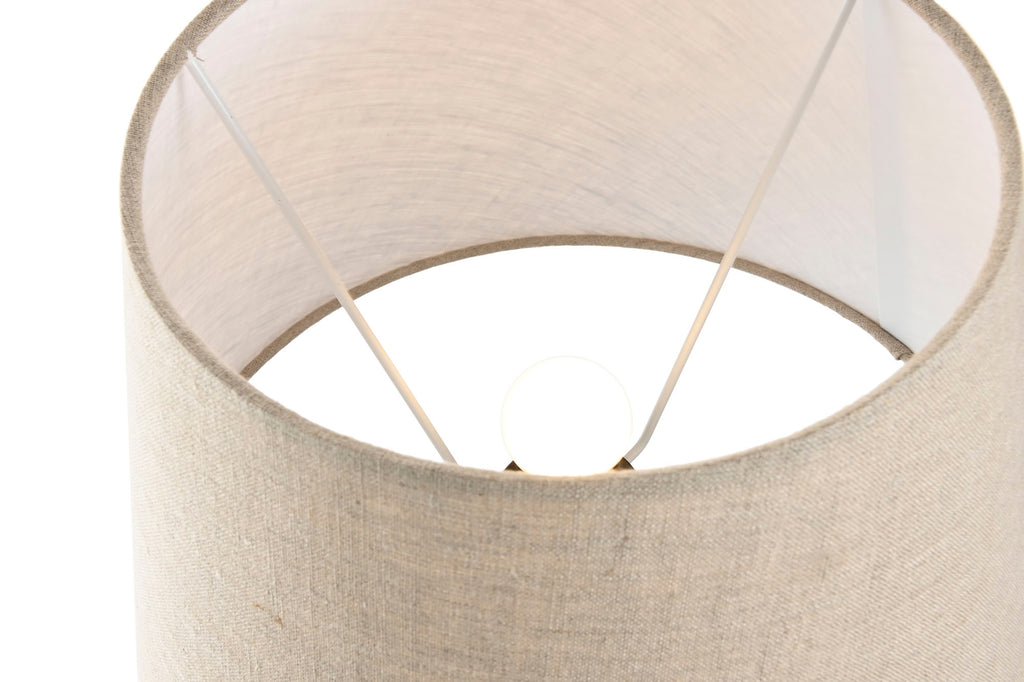 LAMPARA SOBREMESA LATON RATAN 255X35X77 NATURAL - Imagen 4