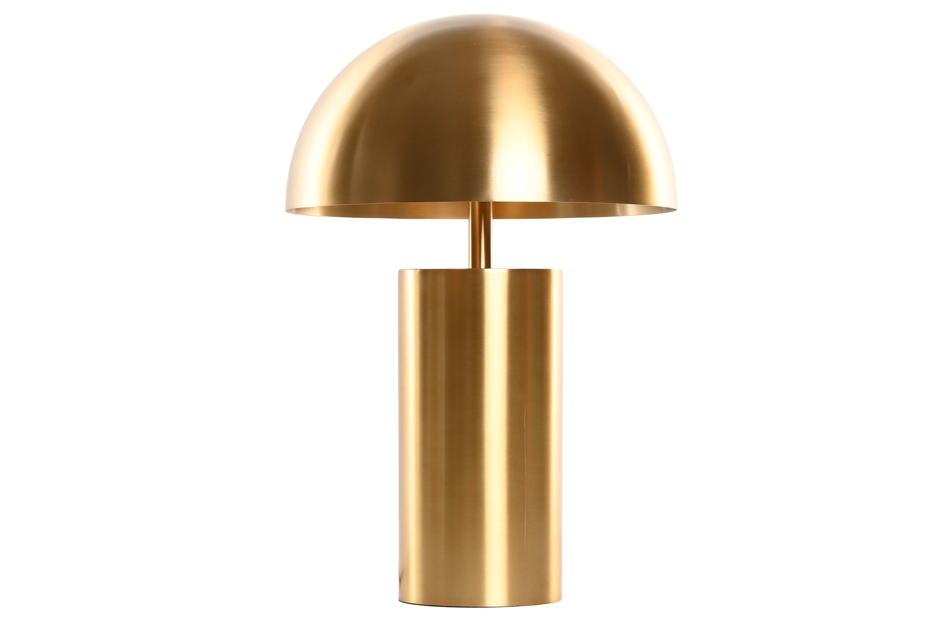 LAMPARA SOBREMESA LATON PATINADO 30,5X30,5X50 - Imagen 1