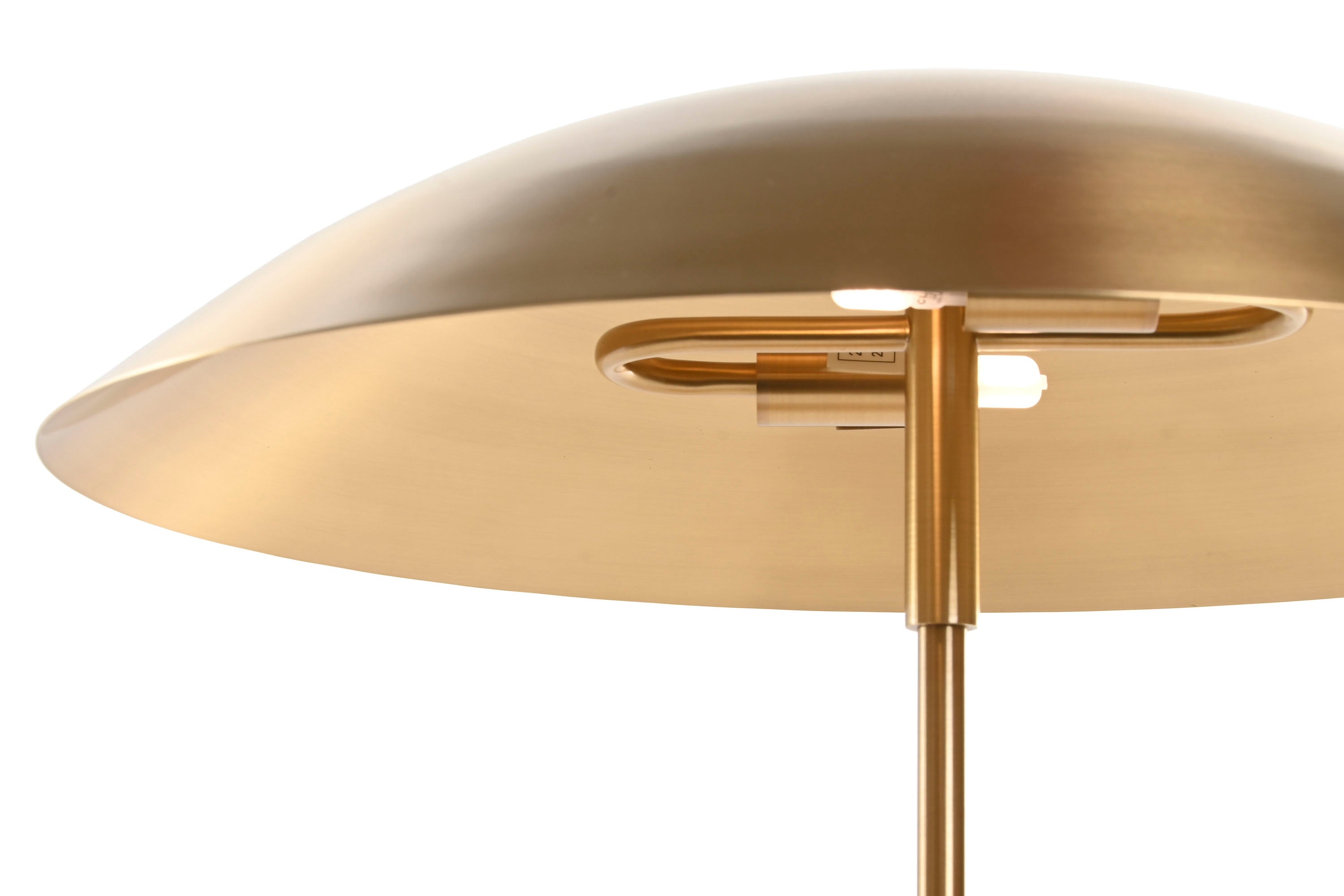 LAMPARA SOBREMESA LATON PATINADO 45X45X50 DORADO - Imagen 2