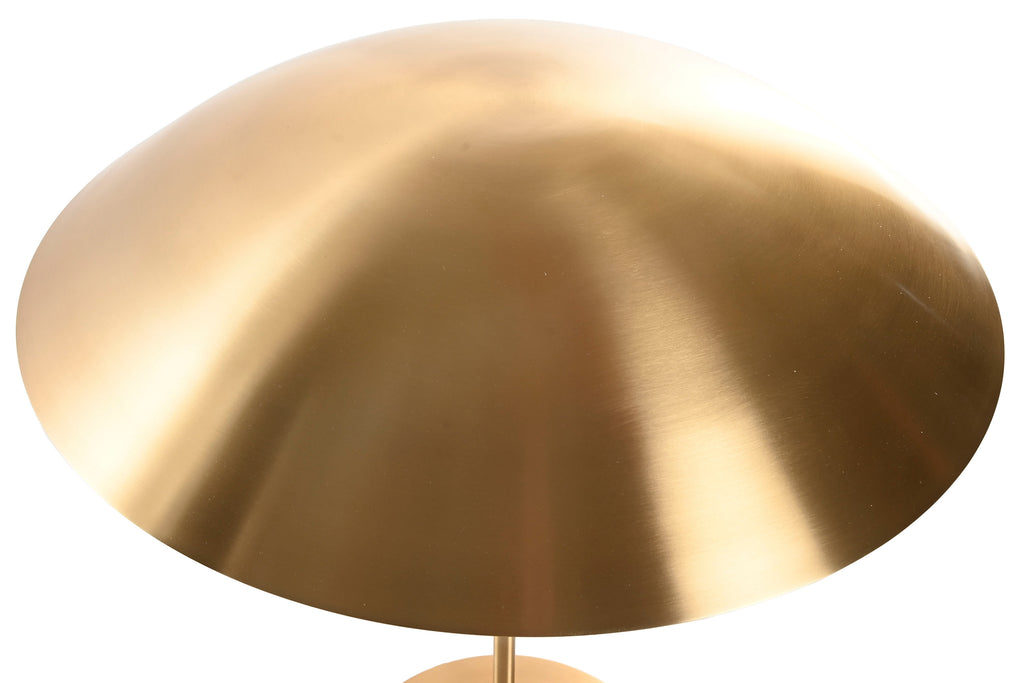 LAMPARA SOBREMESA LATON PATINADO 45X45X50 DORADO - Imagen 4