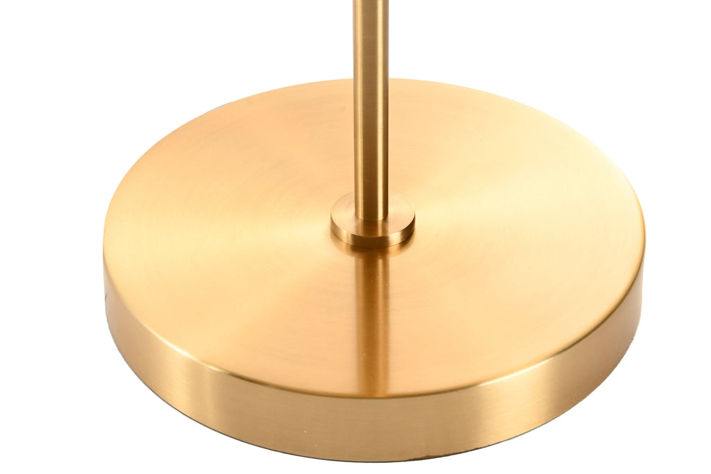 LAMPARA SOBREMESA LATON PATINADO 45X45X50 DORADO - Imagen 5