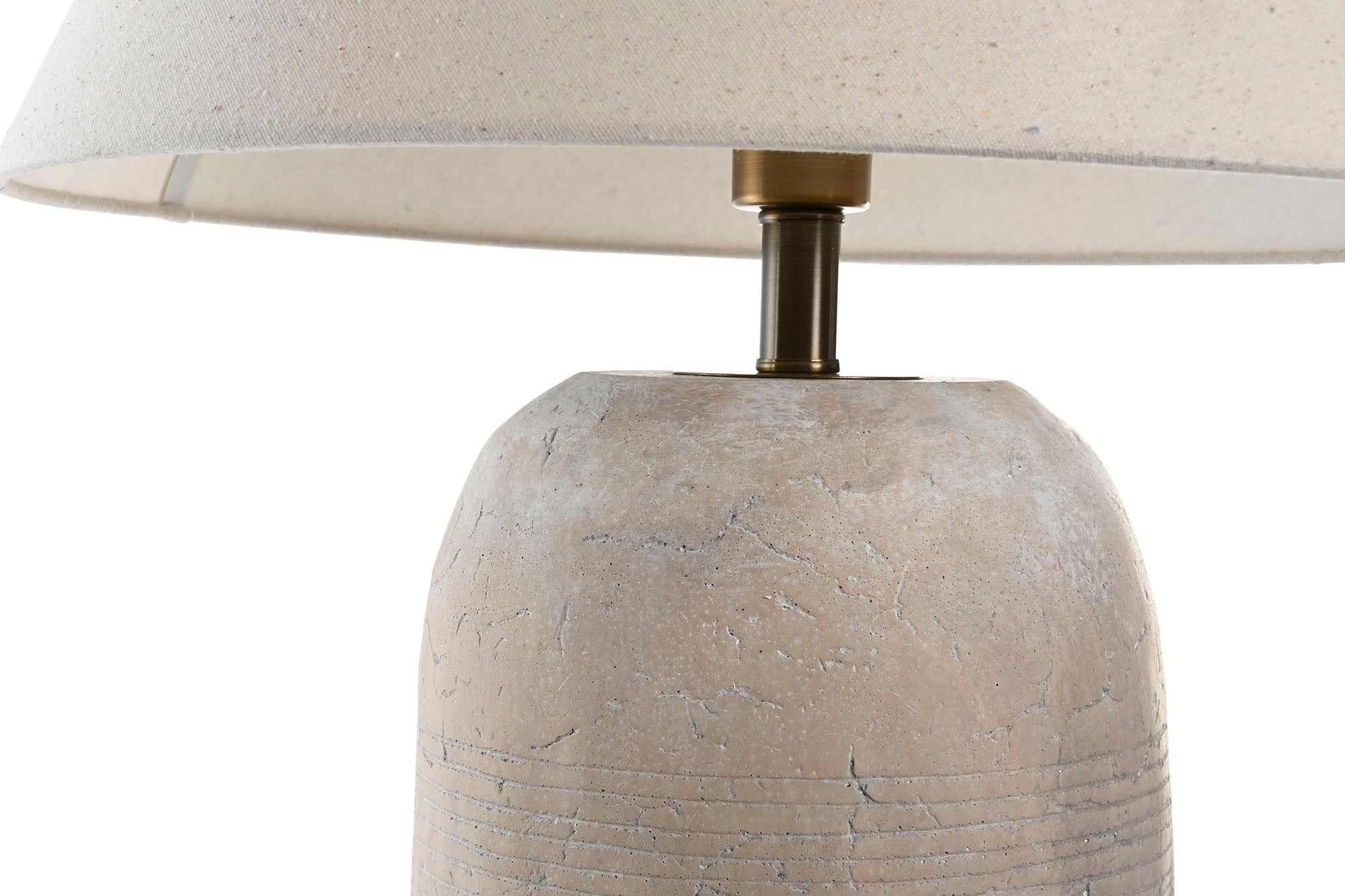 LAMPARA SOBREMESA CEMENTO 50X50X65 NATURAL GRIS - Imagen 3