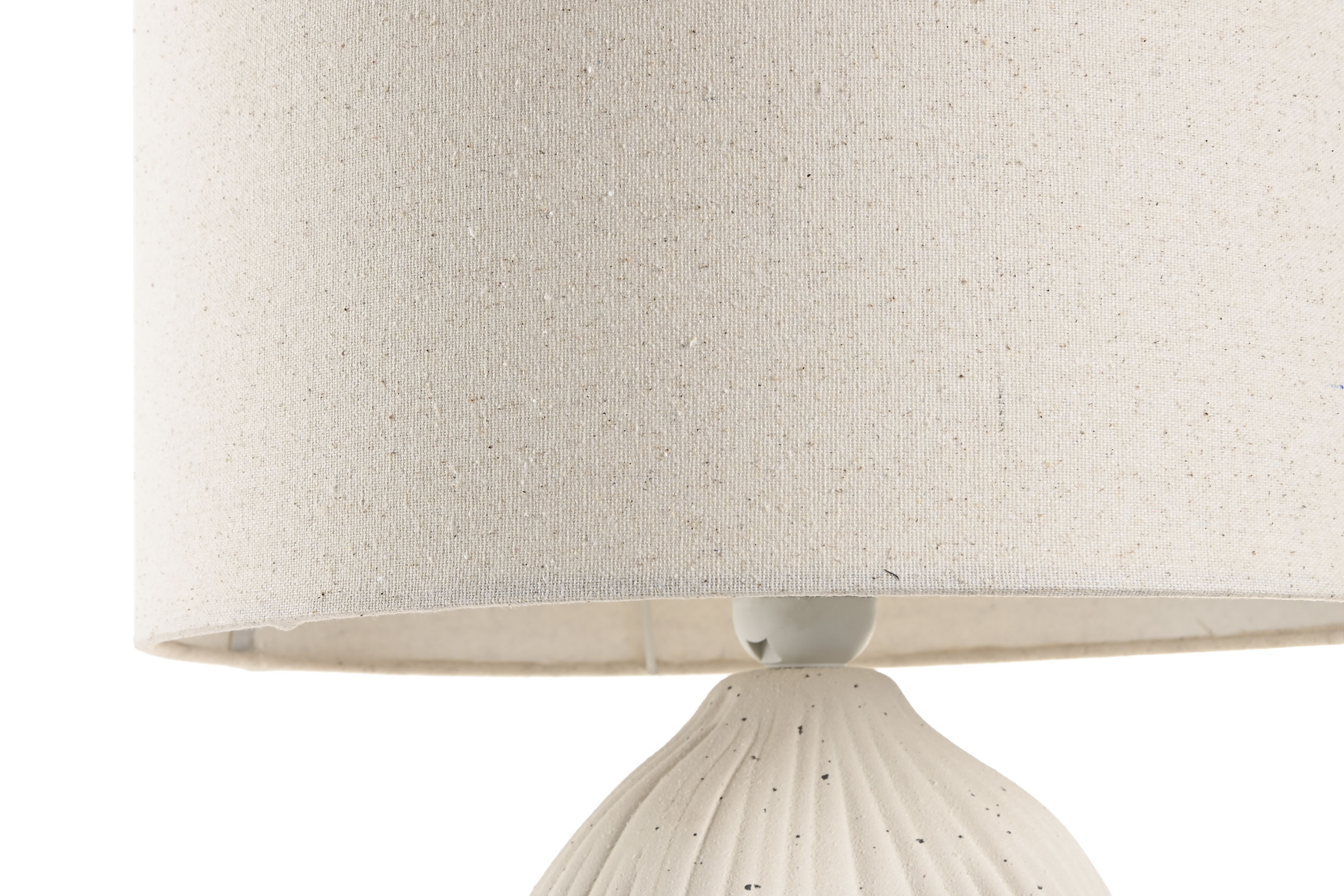 LAMPARA SOBREMESA CERAMICA POLIESTER 34X34X64 - Imagen 2