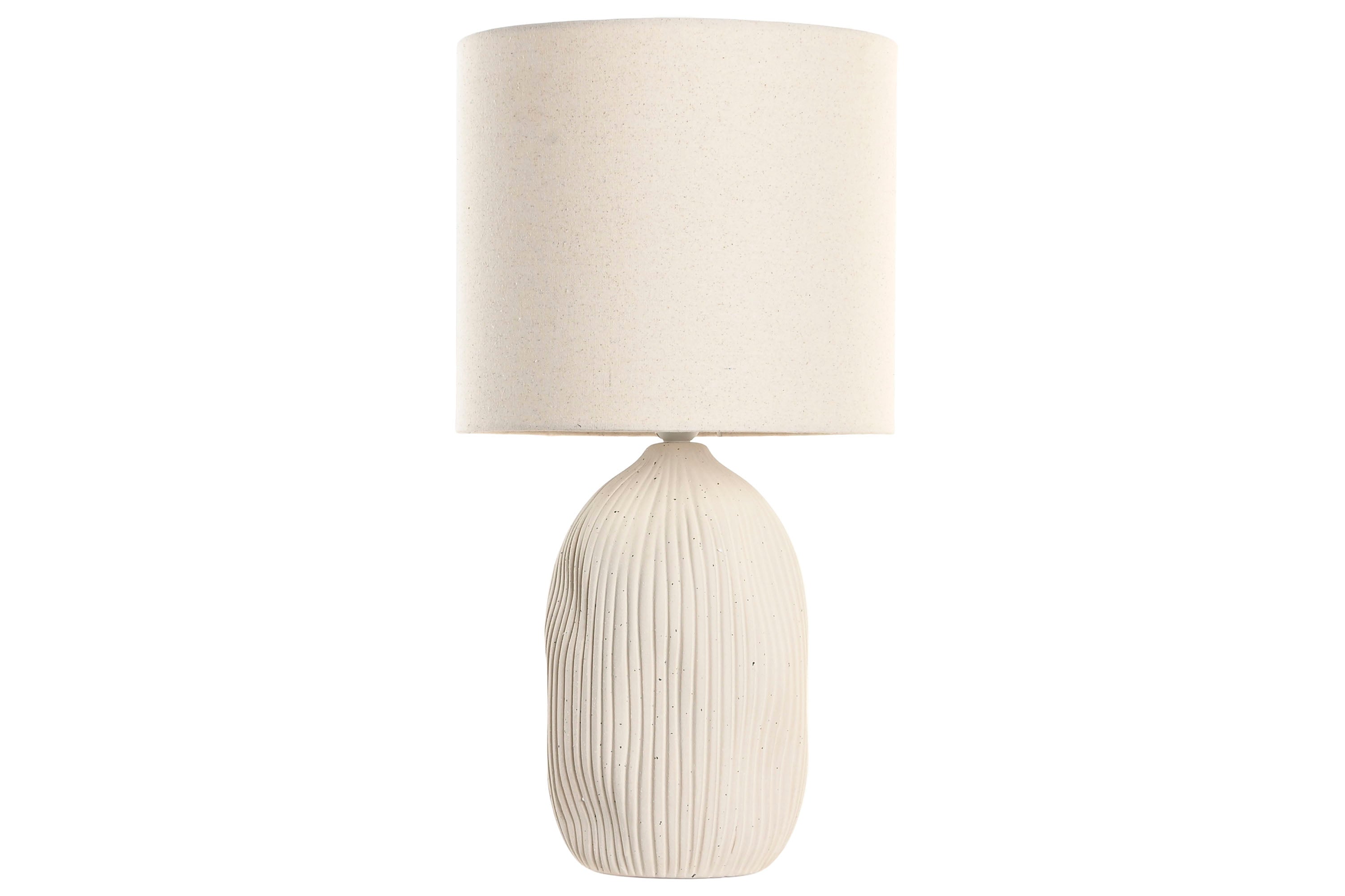 LAMPARA SOBREMESA CERAMICA POLIESTER 34X34X64 - Imagen 3