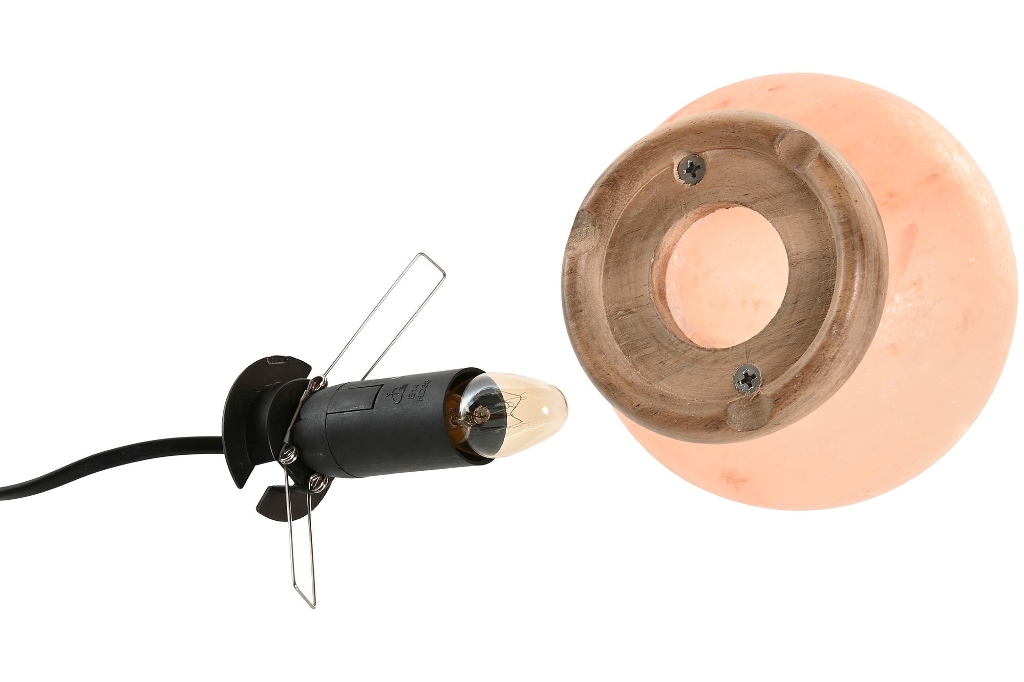 LAMPARA SOBREMESA SAL DEL HIMALAYA 12X12X19 3,7 KG - Imagen 1