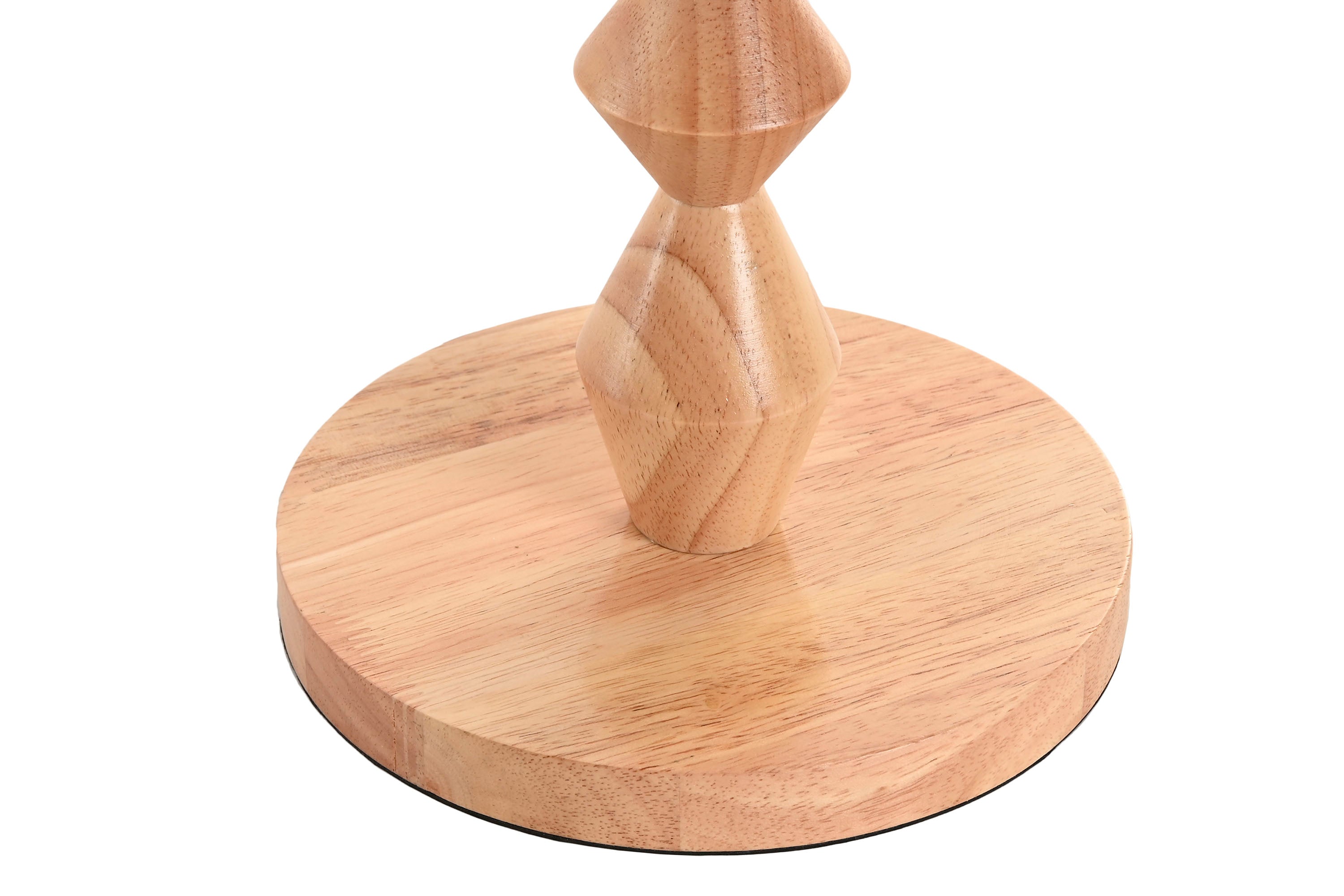 LAMPARA SOBREMESA HEVEA / RUBBERWOOD 40X40X72 GEOM - Imagen 4