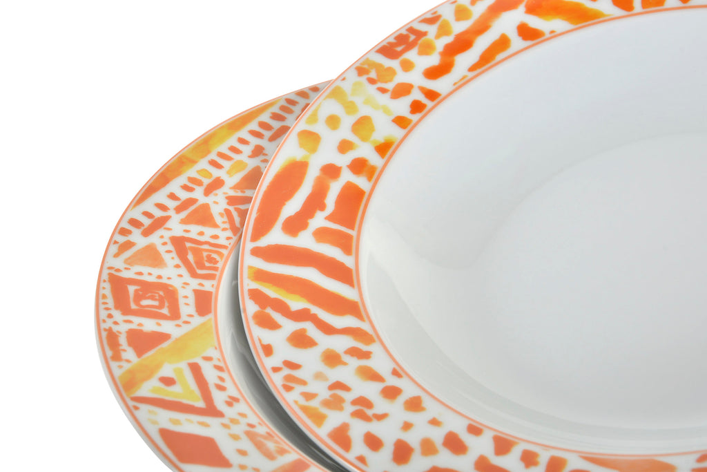 PLATO PORCELANA 21,5X3,5 2 SURT. - Imagen 3