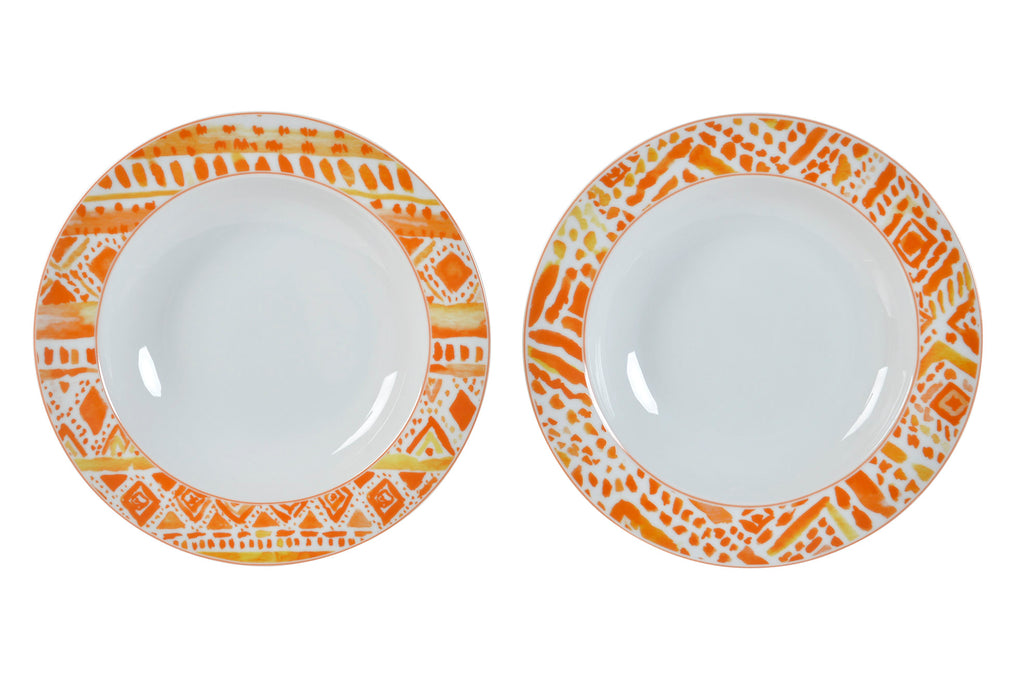 PLATO PORCELANA 21,5X3,5 2 SURT. - Imagen 2