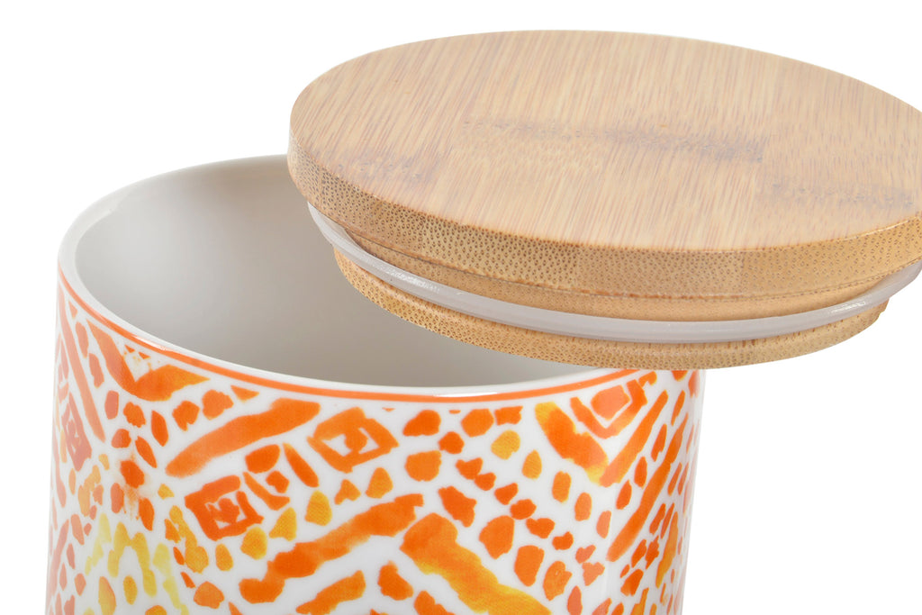 BOTE PORCELANA BAMBU 9,8X9,8X15,5 2 SURT. - Imagen 2