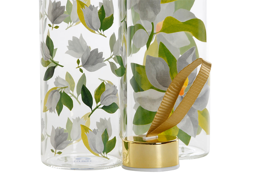 BOTELLA BOROSILICATO 6,5X6,5X23 MAGNOLIO 2 SURT. - Imagen 2