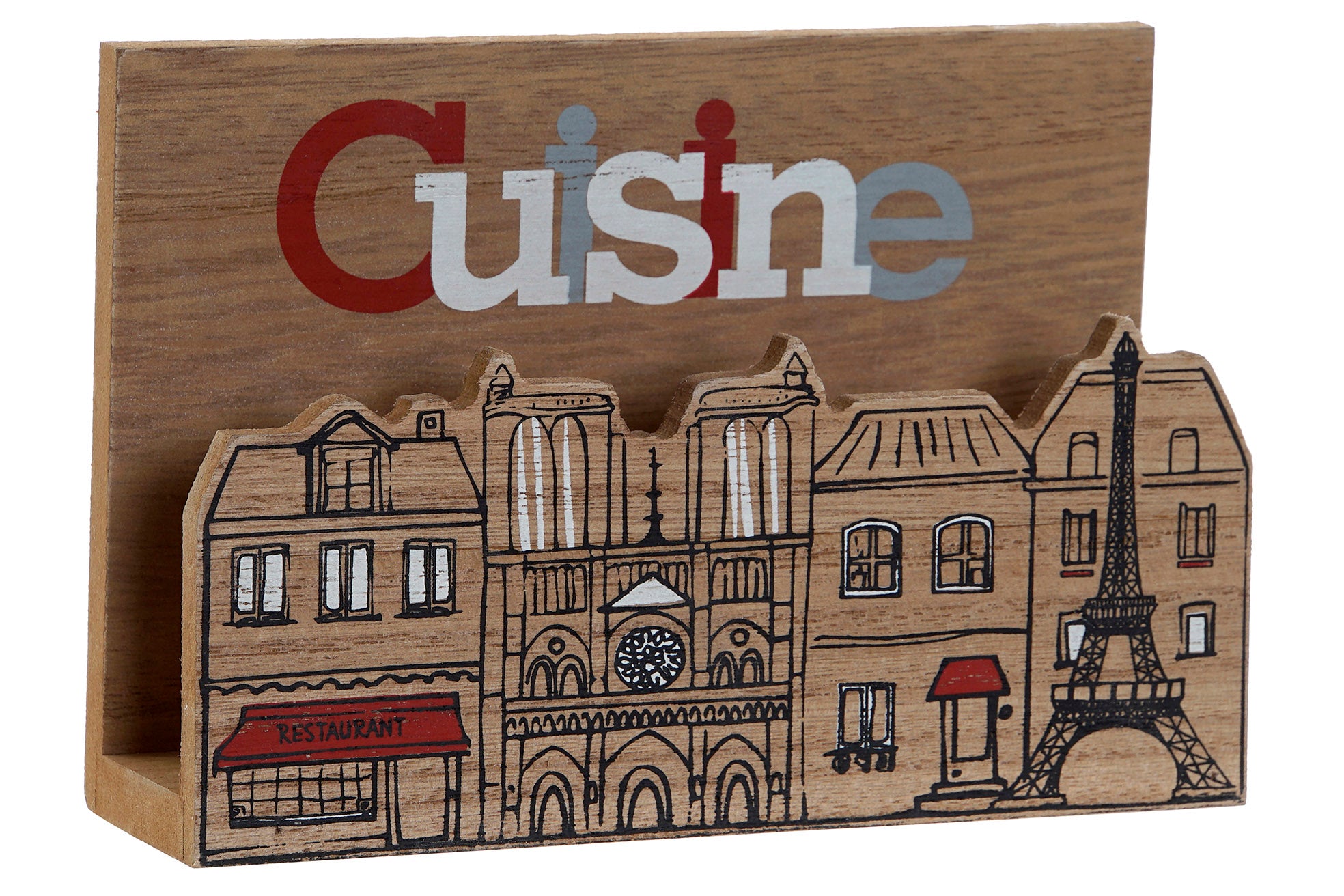 SERVILLETERO MDF 16X11X5 MULTICOLOR - Imagen 1