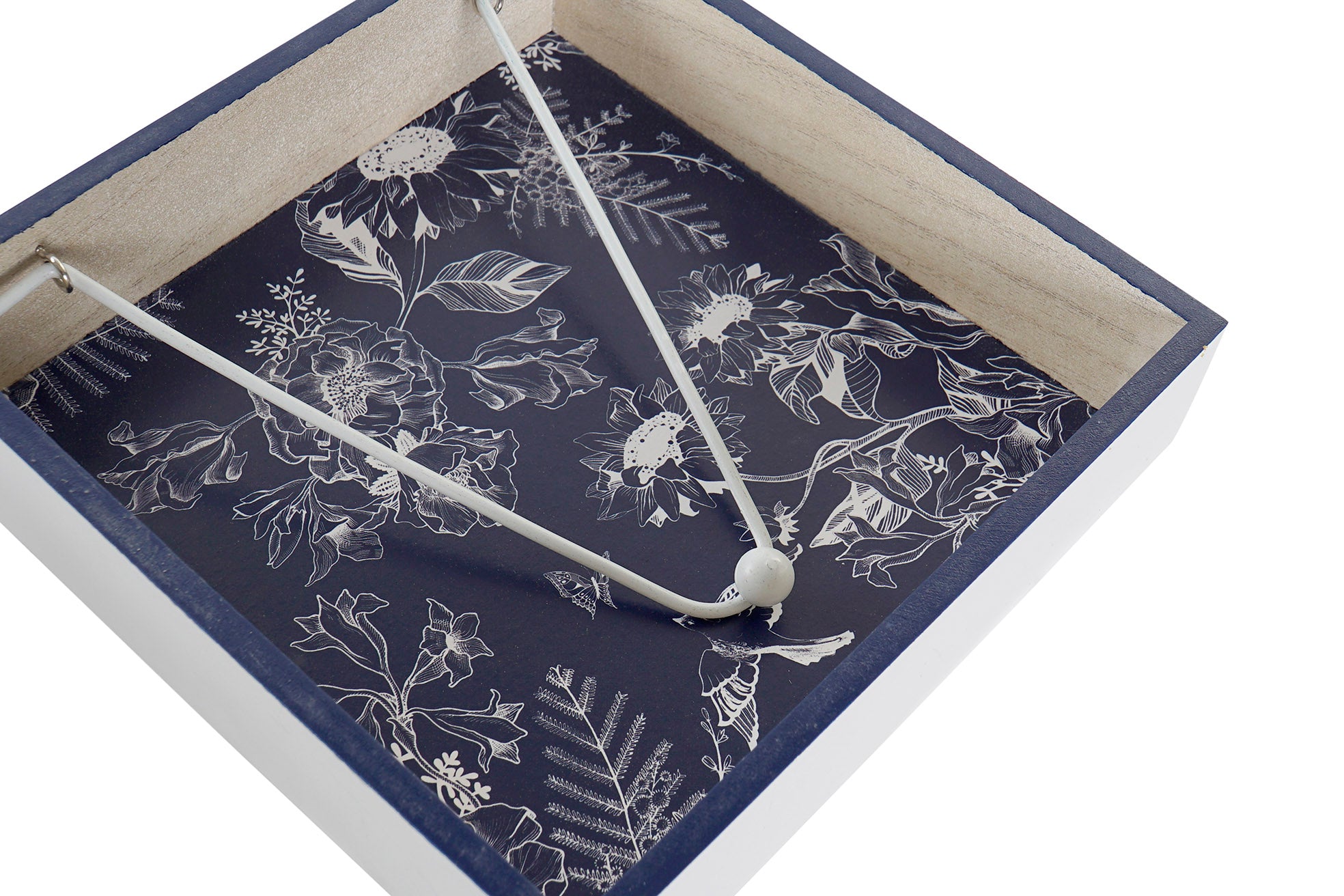 SERVILLETERO MDF METAL 18X18X4 GIRASOLES 2 SURT. - Imagen 2