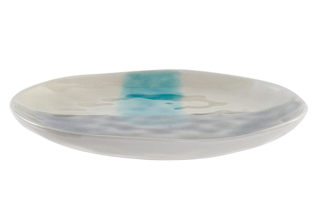 PLATO GRES ESMALTADO 21X21X2,5 180 AZUL - Imagen 2