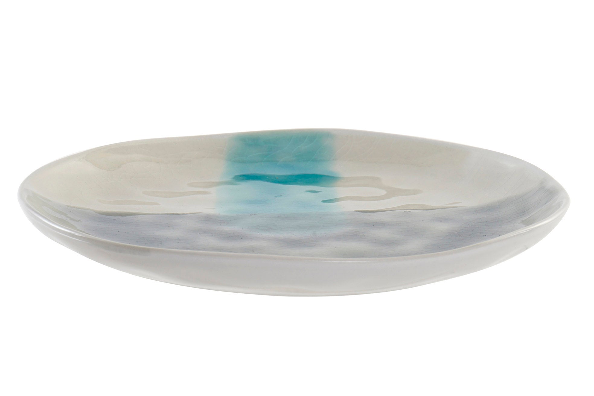 PLATO GRES ESMALTADO 21X21X2,5 180 AZUL - Imagen 2