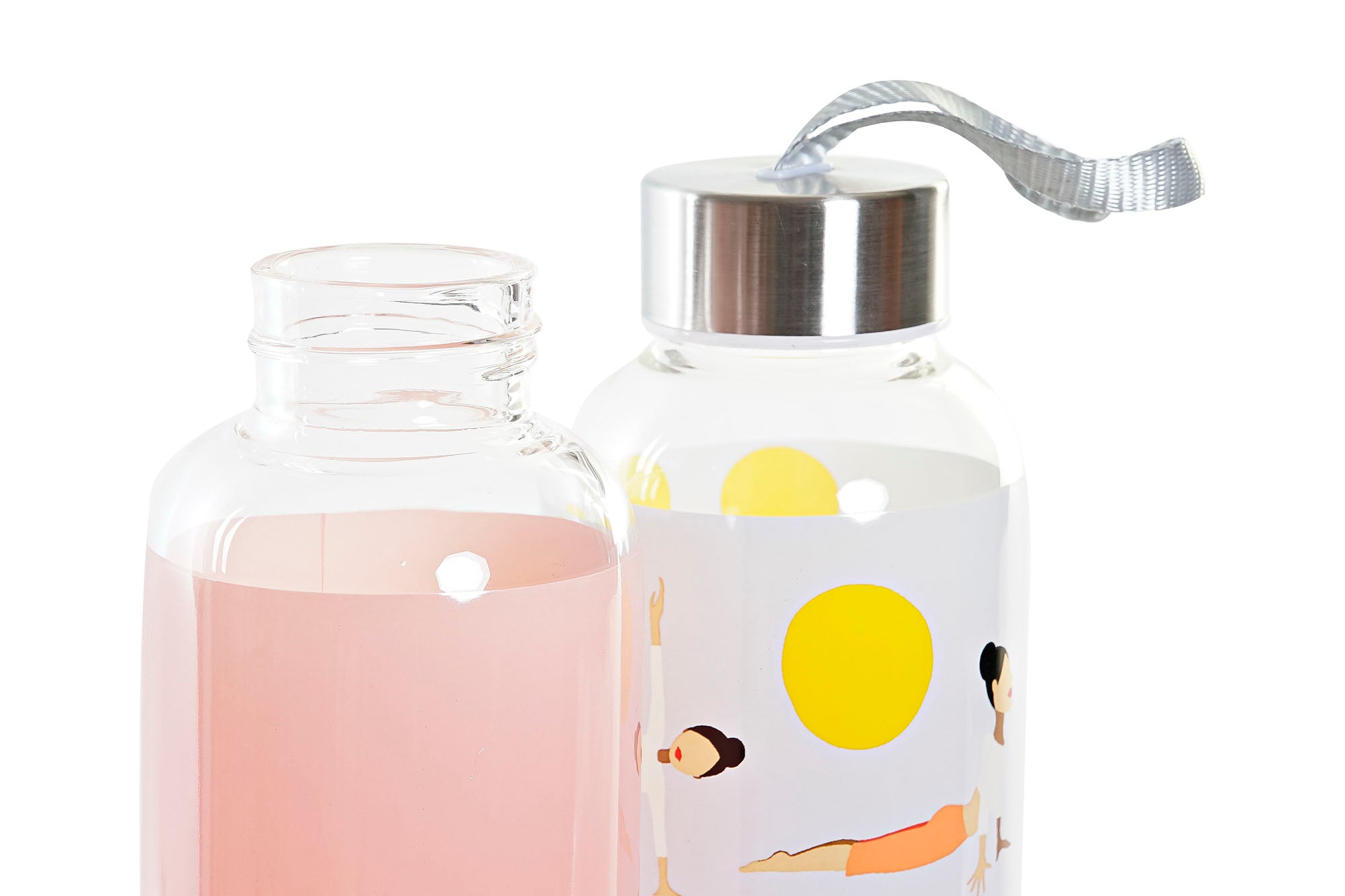 BOTELLA BOROSILICATO 6,5X6,5X23,5 550ML, 2 SURT. - Imagen 3