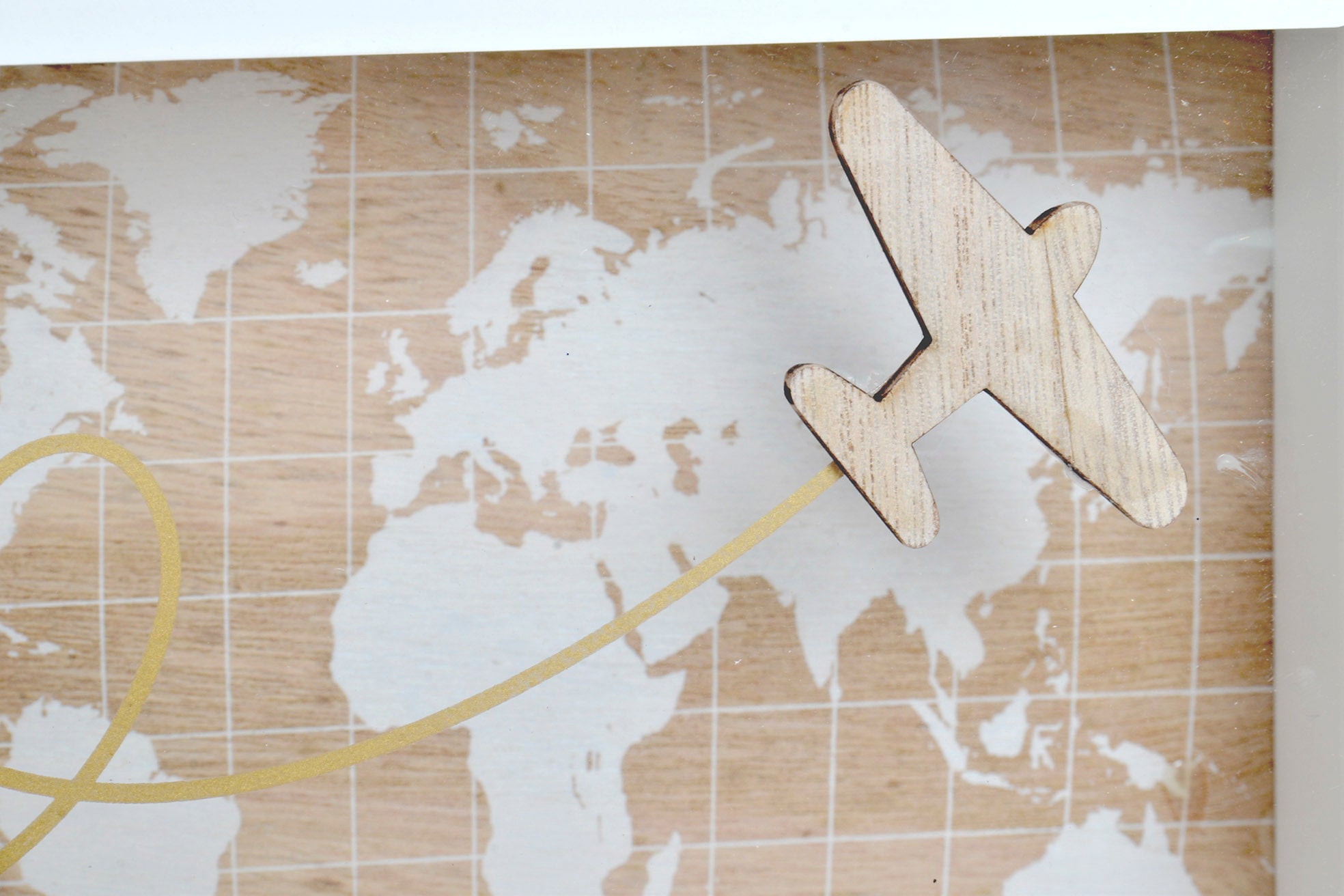 HUCHA MDF METAL 20X7X18 TRAVEL BLANCO - Imagen 3