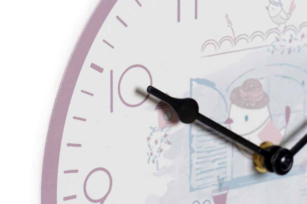 RELOJ MDF PLASTICO 24X3X24 PAJARO 2 SURT. - Imagen 2