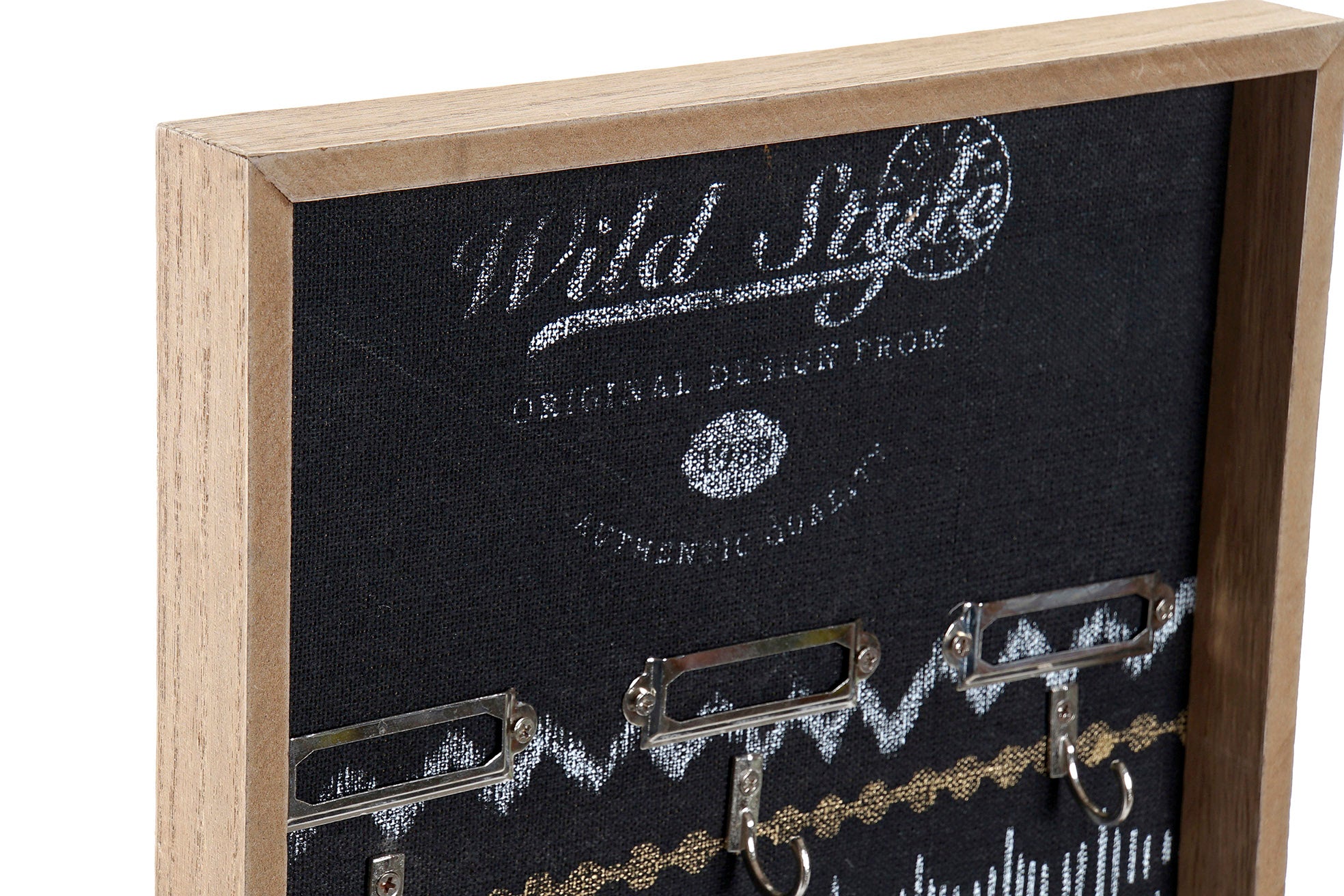 GUARDALLAVES MDF METAL 24X4X38 CENEFA - Imagen 2