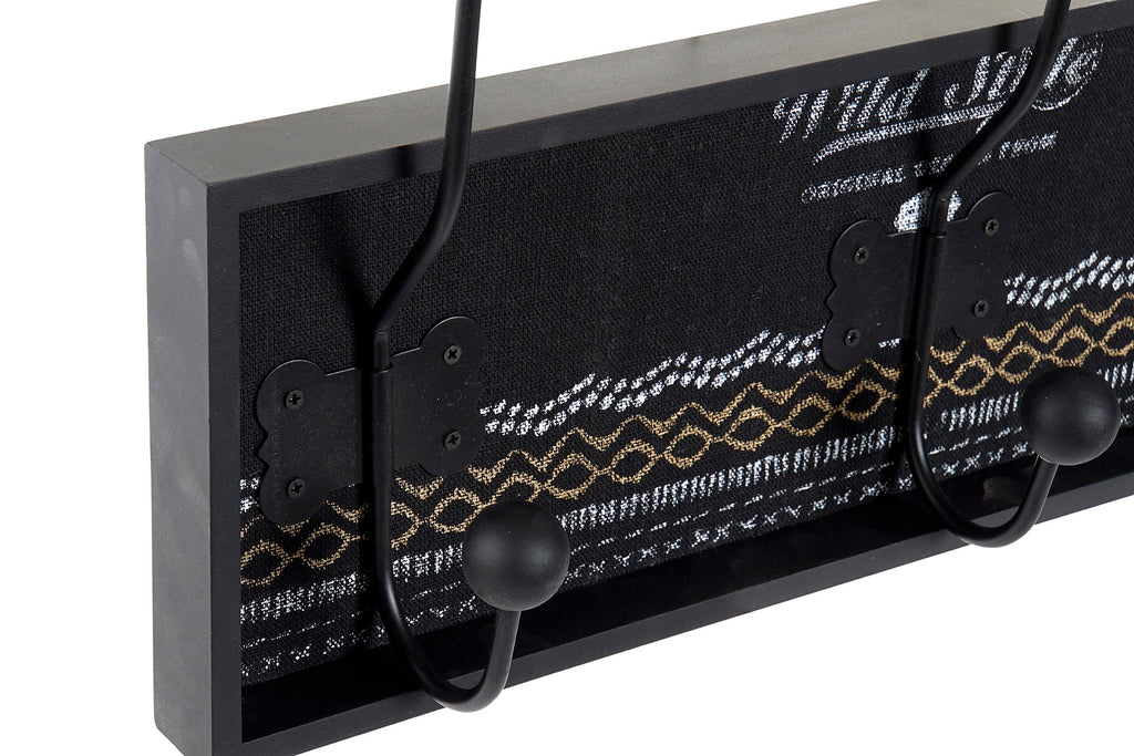 PERCHERO PARED MDF METAL 45X8X22 CENEFA - Imagen 2