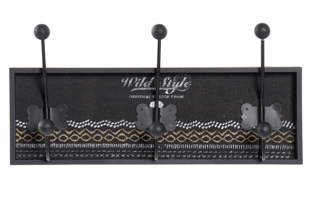 PERCHERO PARED MDF METAL 45X8X22 CENEFA - Imagen 1