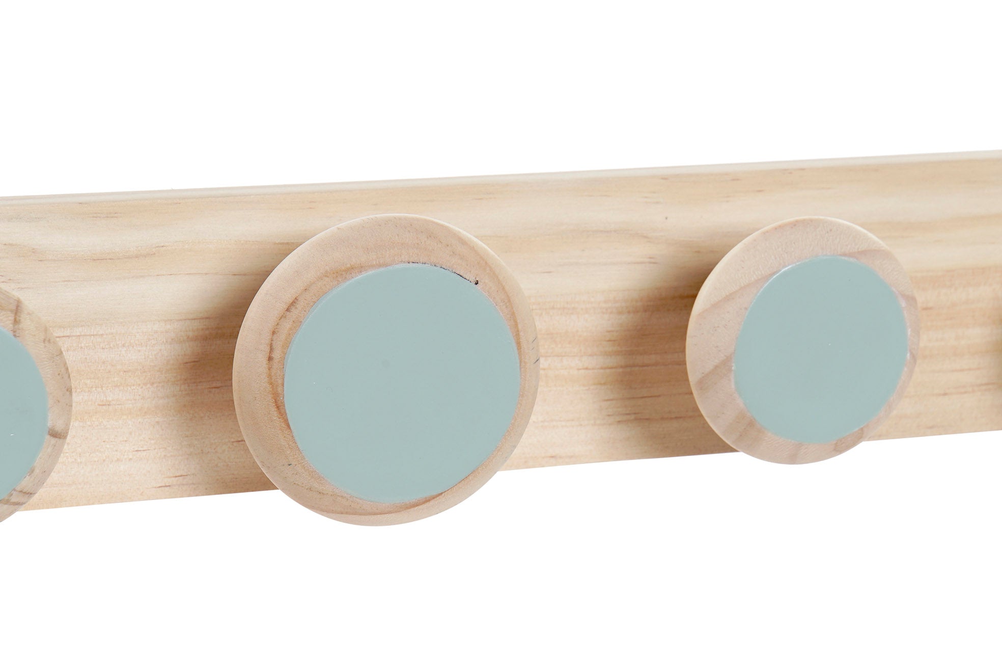 PERCHERO PARED PAULOWNIA 48X6X7,5 2 SURT. - Imagen 3