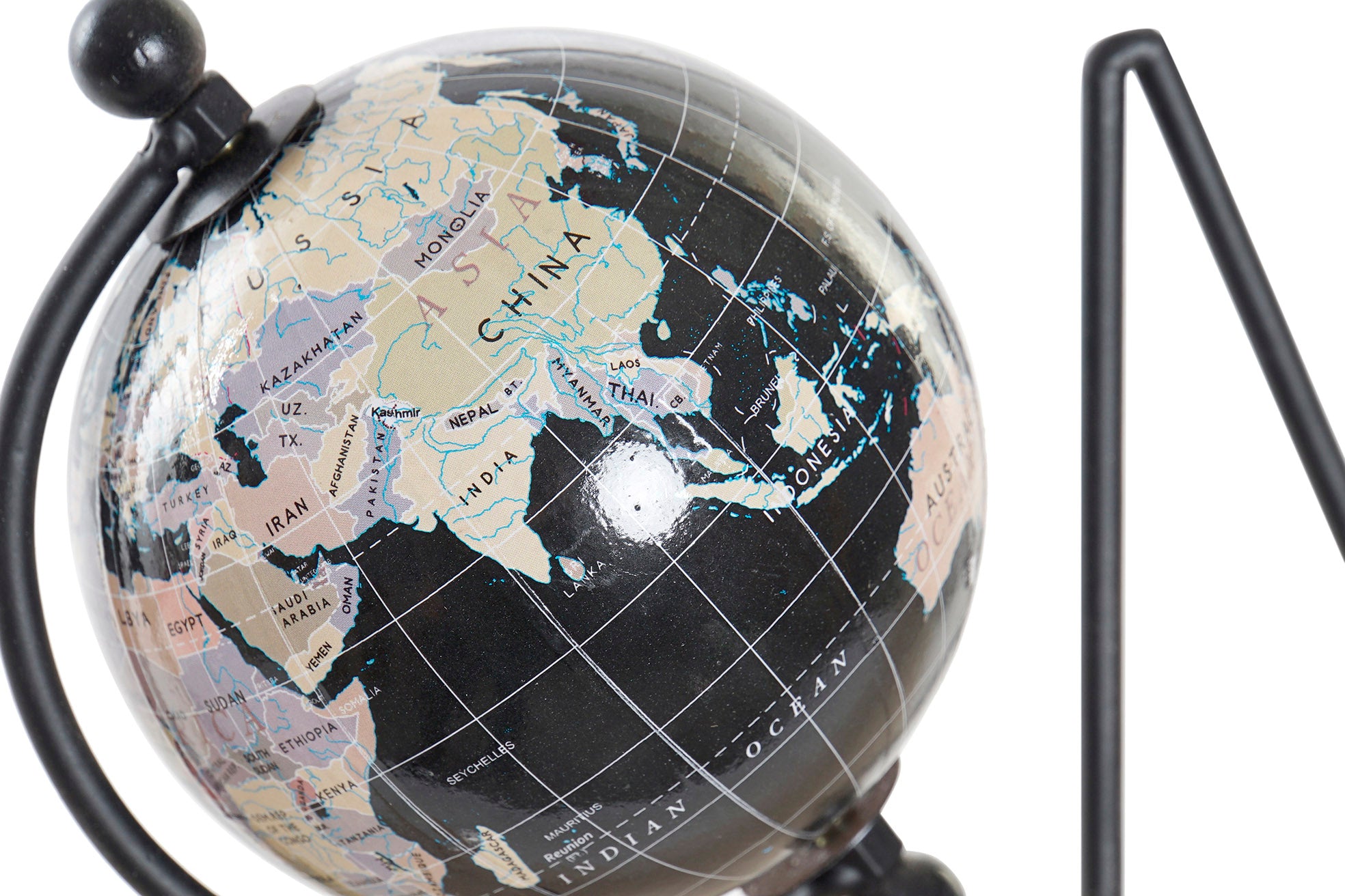 PERCHERO PARED MDF HIERRO 36X8X21 NEGRO - Imagen 3