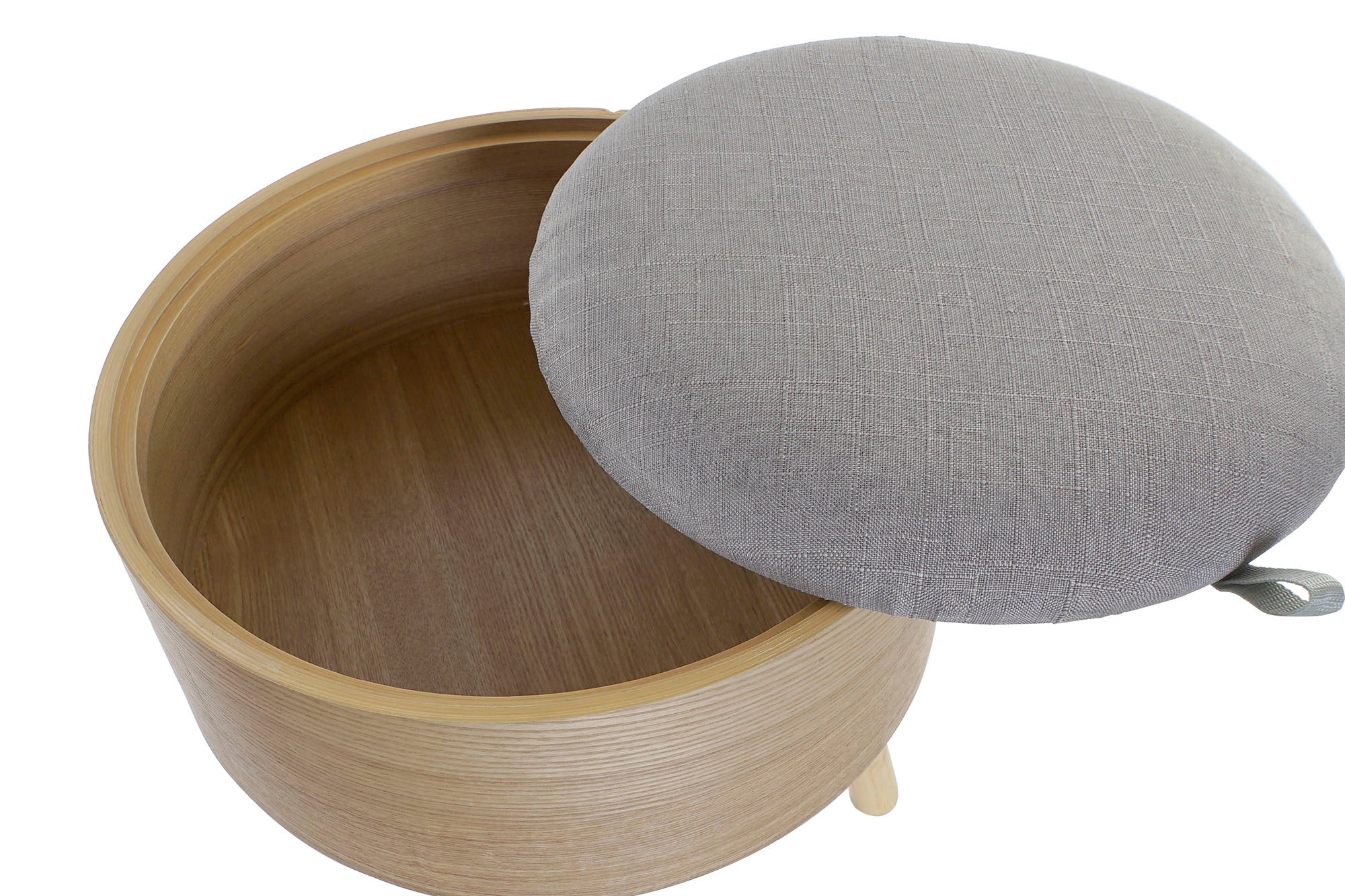 DESCALZADORA MDF POLIESTER 40X40X41 NATURAL - Imagen 3