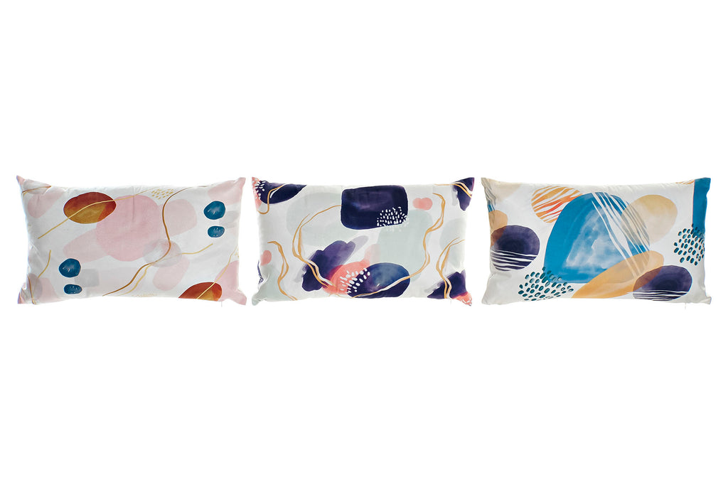 COJIN ALGODON 50X30X12 450 GR ABSTRACTO 3 SURT. - Imagen 1