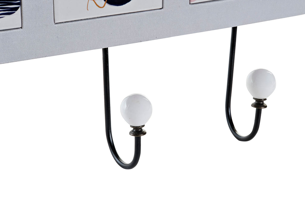 PERCHERO MDF METAL 40X7X26 ABSTRACTO MULTICOLOR - Imagen 3